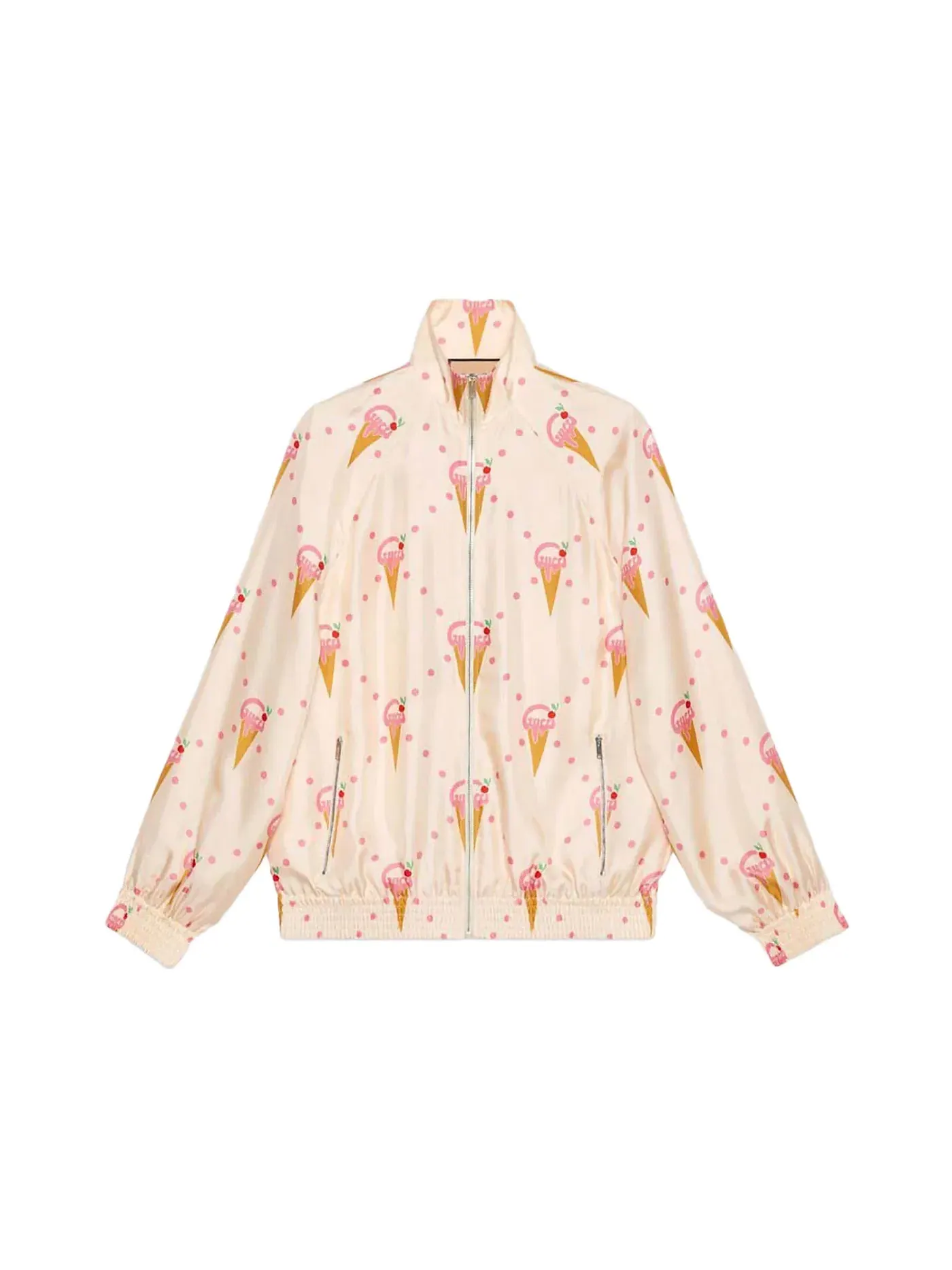 Женская куртка с принтом Gucci Ice Cream Print Jacket Gucci — изображение 1 из 1, розовый
