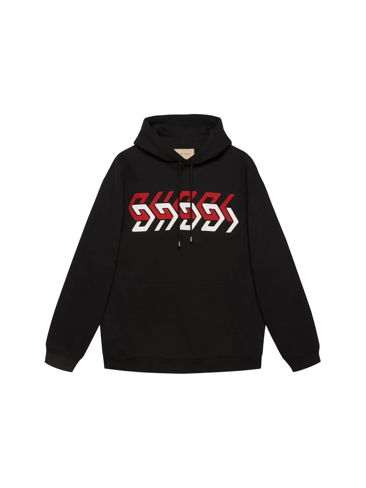 Мужской свитшот с принтом Gucci Mirror Print Black — изображение 1 из 1