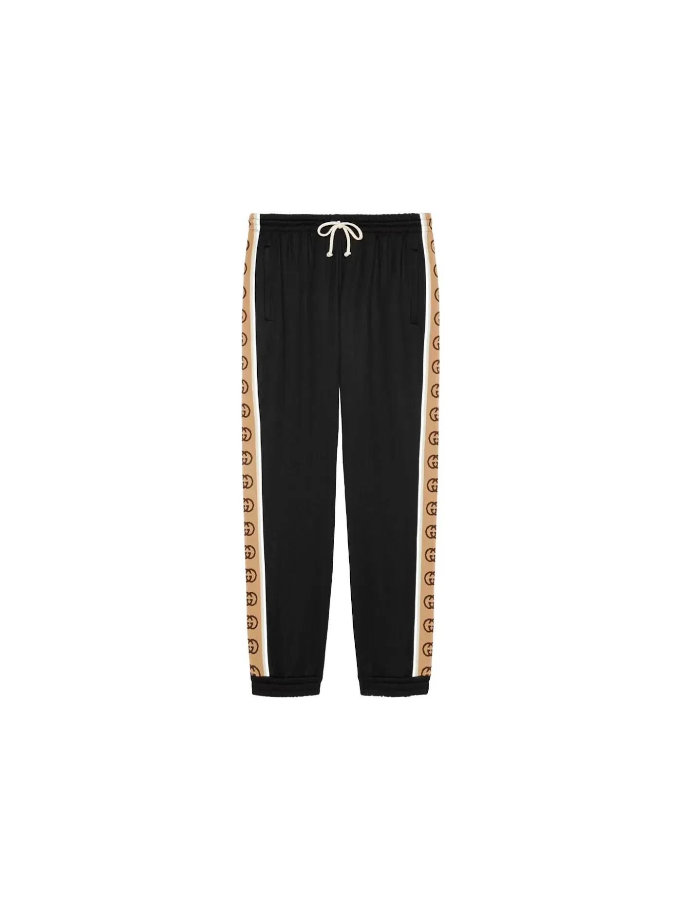 Мужские спортивные штаны с принтом Jogging Pant Gucci — изображение 1 из 1, черный