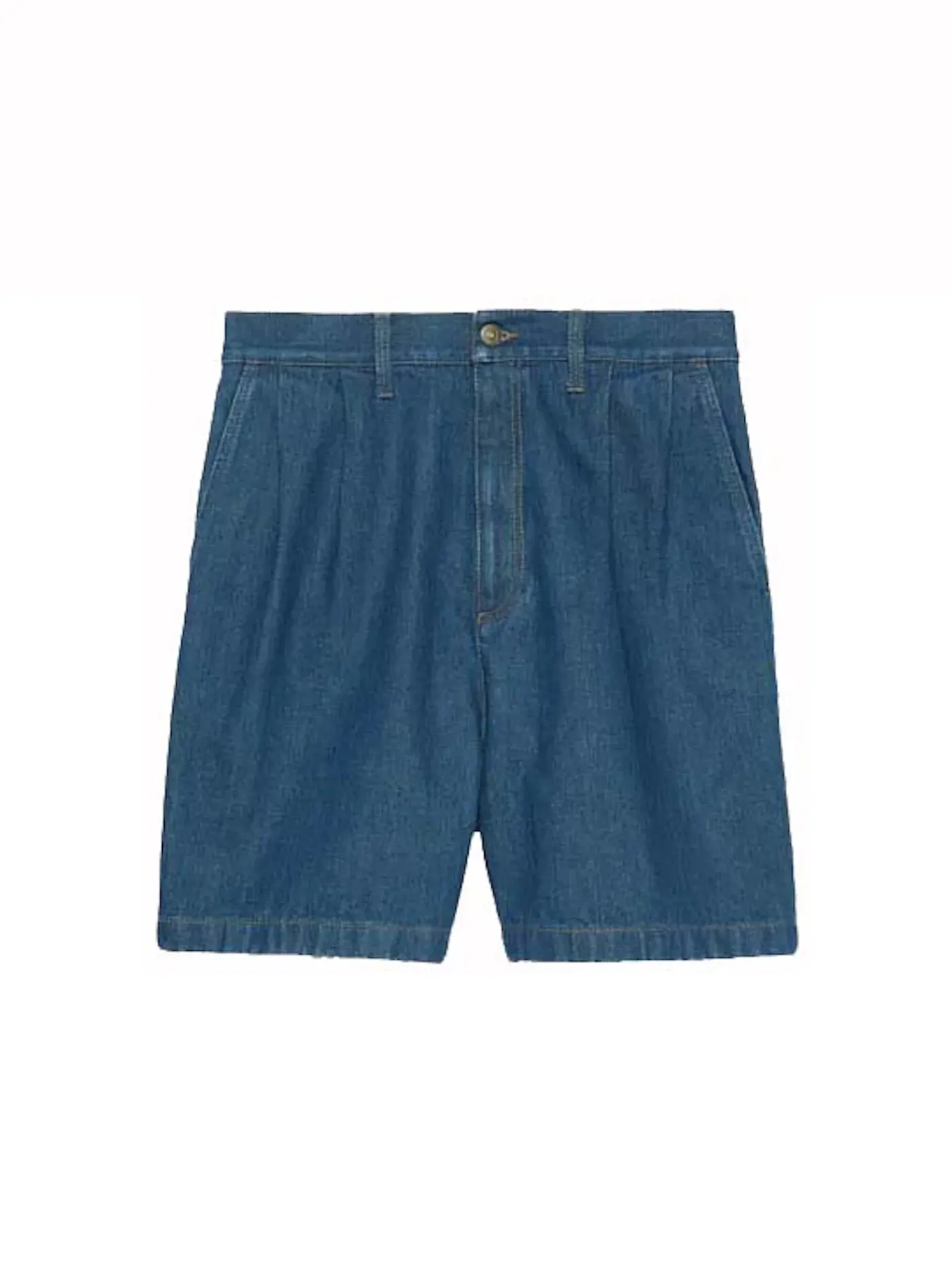 Мужские шорты джинсовые с принтом Gucci Shorts — изображение 1 из 1, синий
