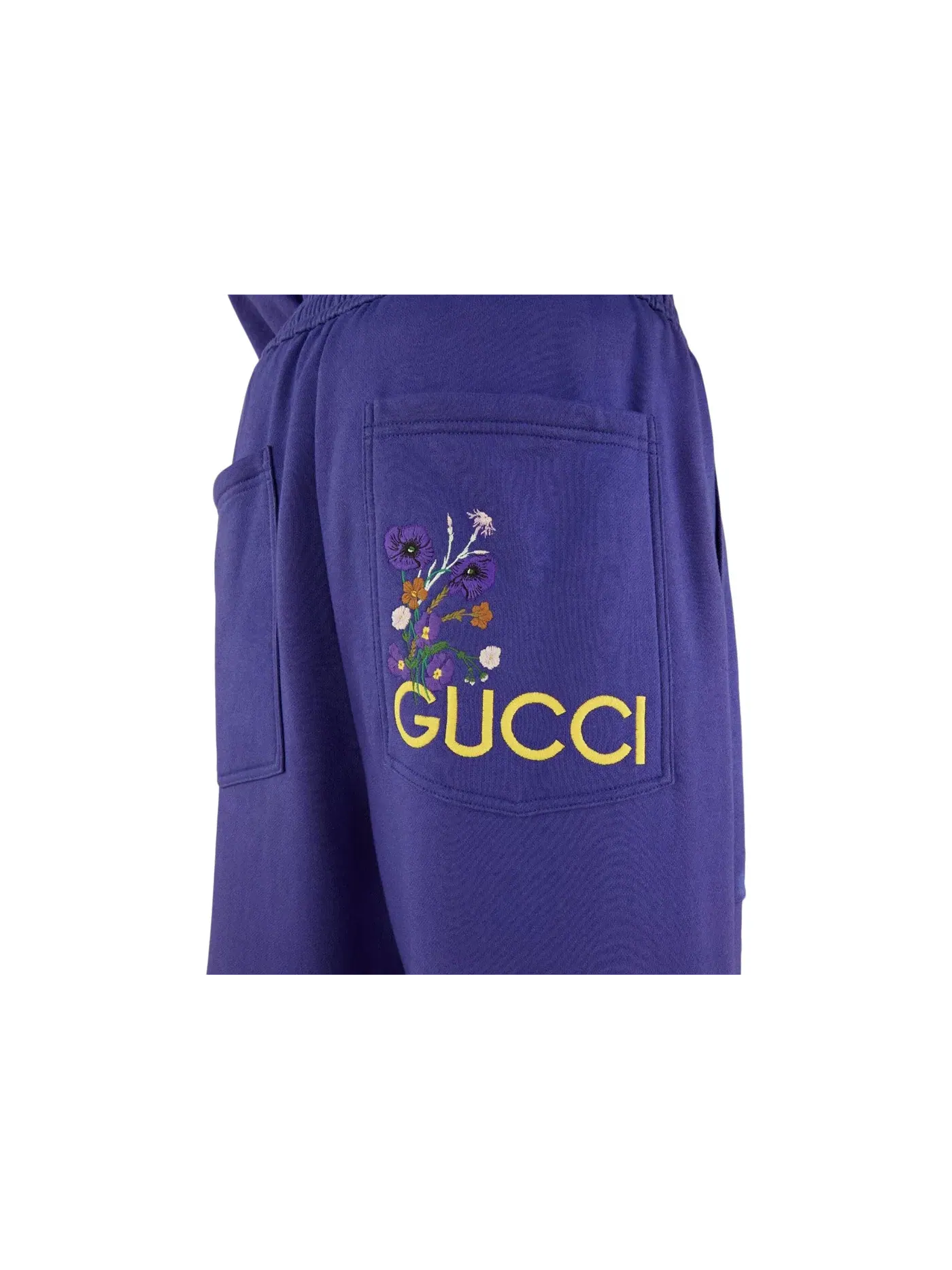 Мужские спортивные штаны с принтом Lovelight Gucci — изображение 2 из 3, фиолетовый