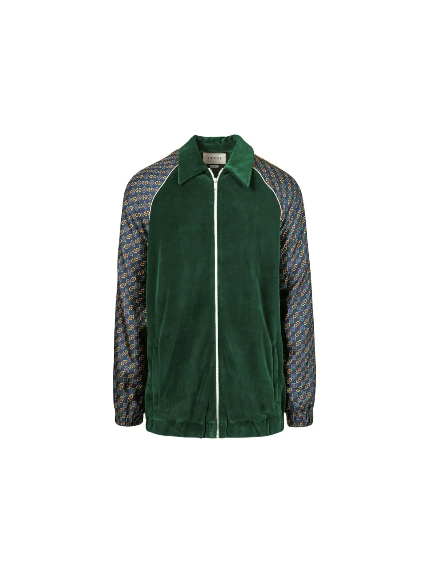 Мужская ветровка Mixed Media Track Jacket Gucci, Yard — изображение 1 из 3