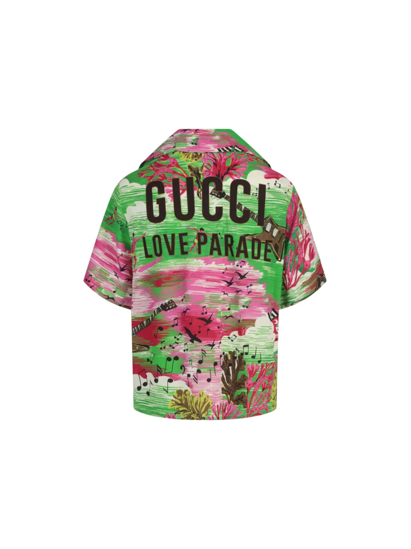 Женская рубашка с принтом Music Ocean Gucci — изображение 2 из 3, мульти