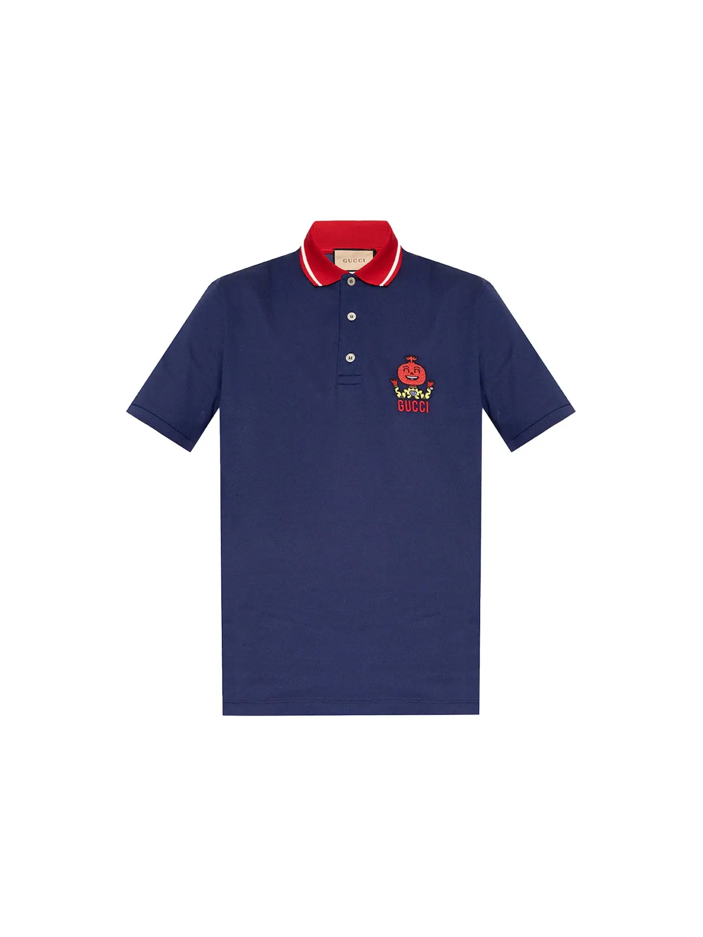 Мужское поло Gucci Pablo Delcielo Logo Polo — изображение 1 из 1, темно-синий