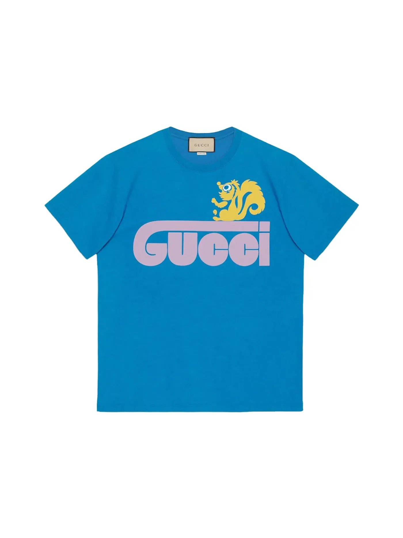 Мужская футболка с принтом Retro Skunk Gucci — изображение 1 из 1, синий