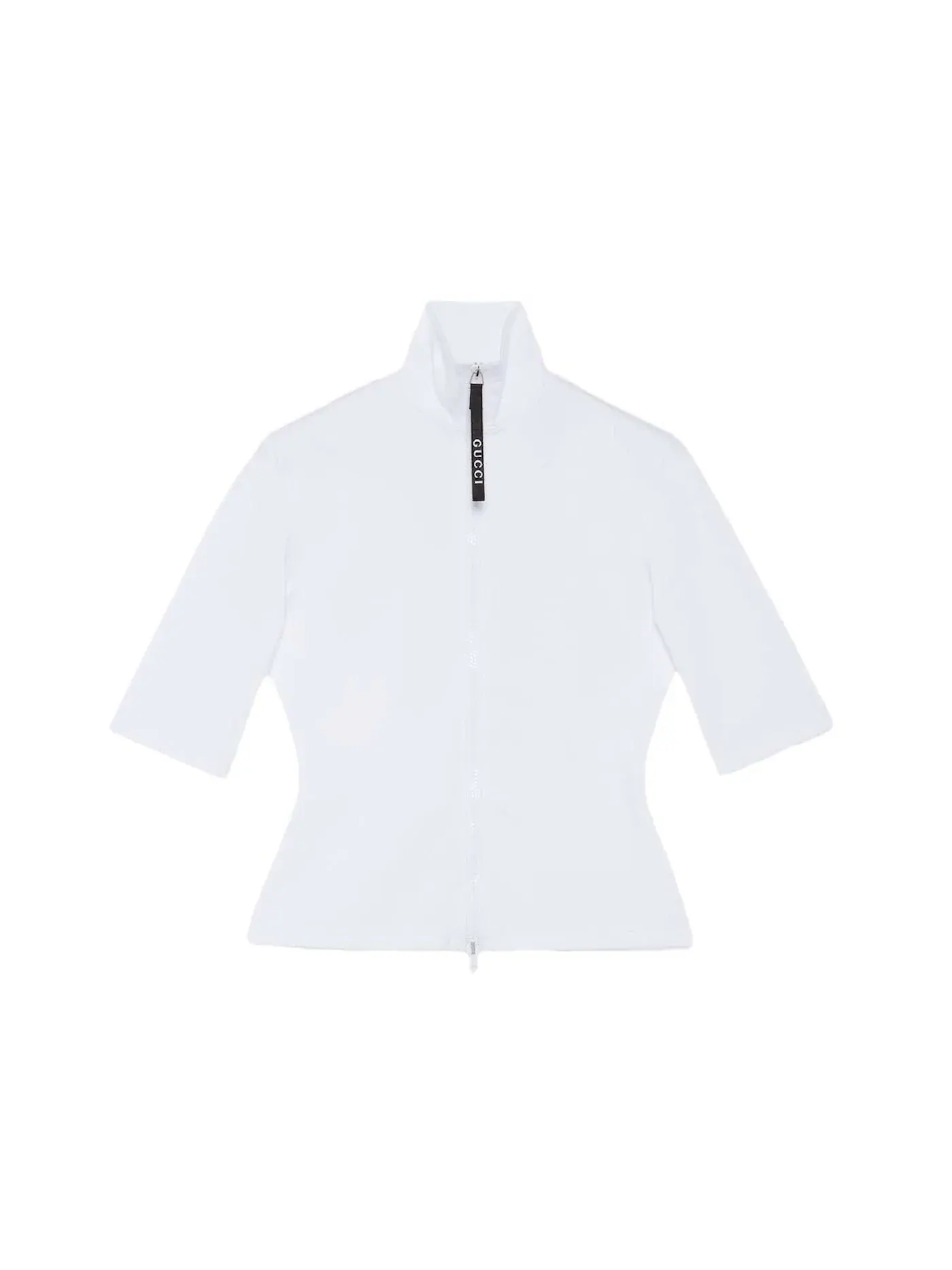 Женский топ из блестящего лайкра White Gucci — изображение 1 из 1