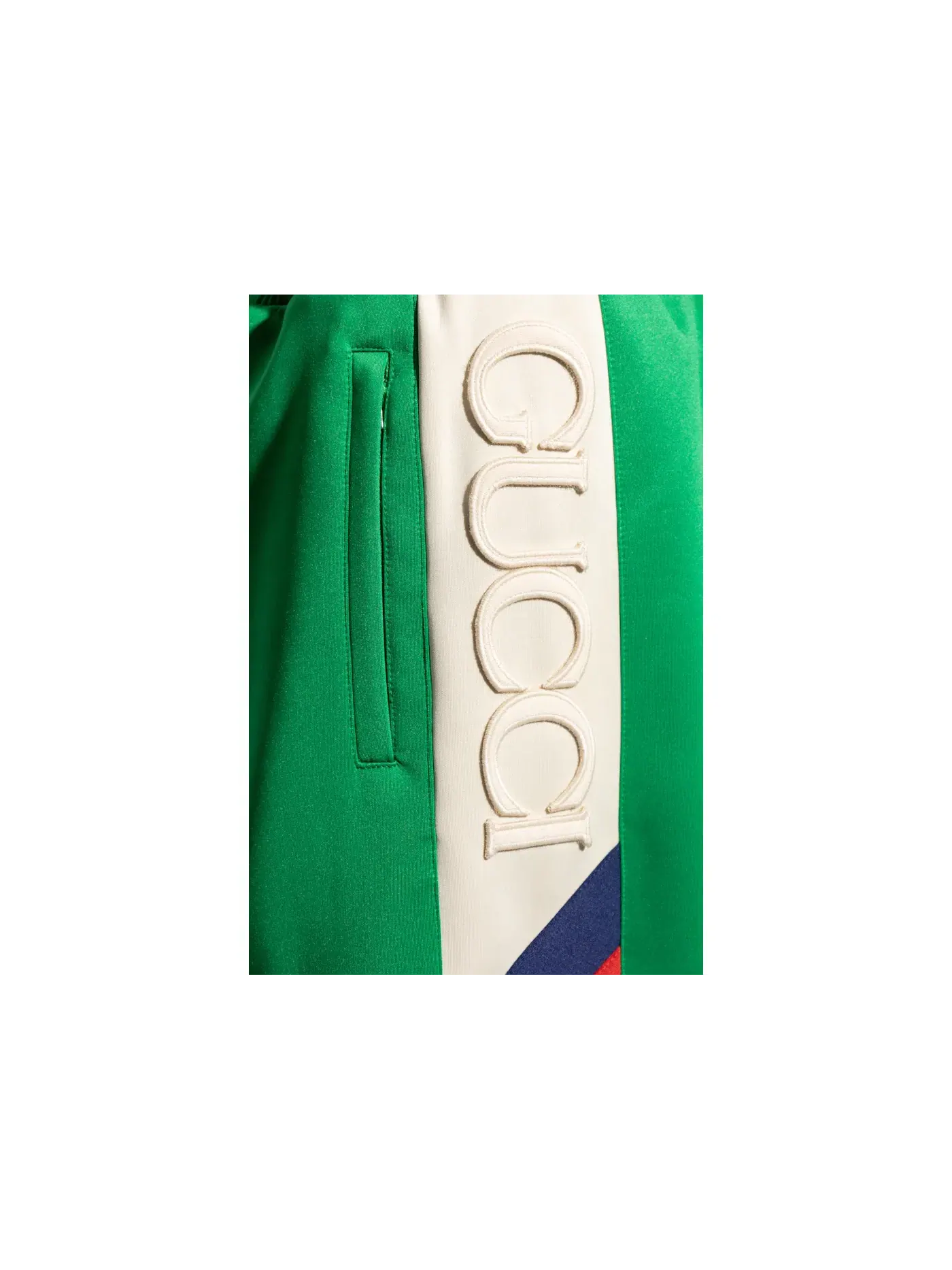 Мужские шорты с боковыми полосками Gucci — изображение 2 из 2, зеленый