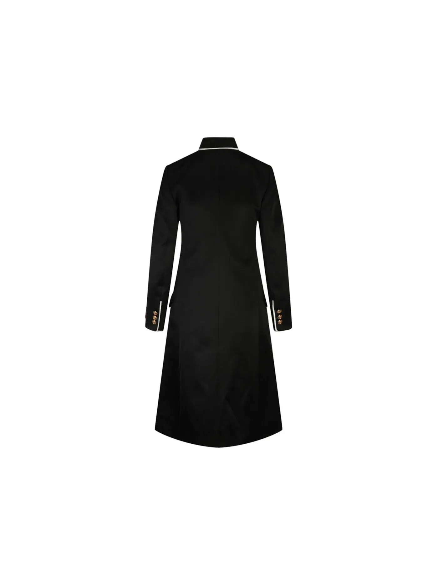 Женское пальто с принтом Gucci Coat Gucci — изображение 2 из 3, черный