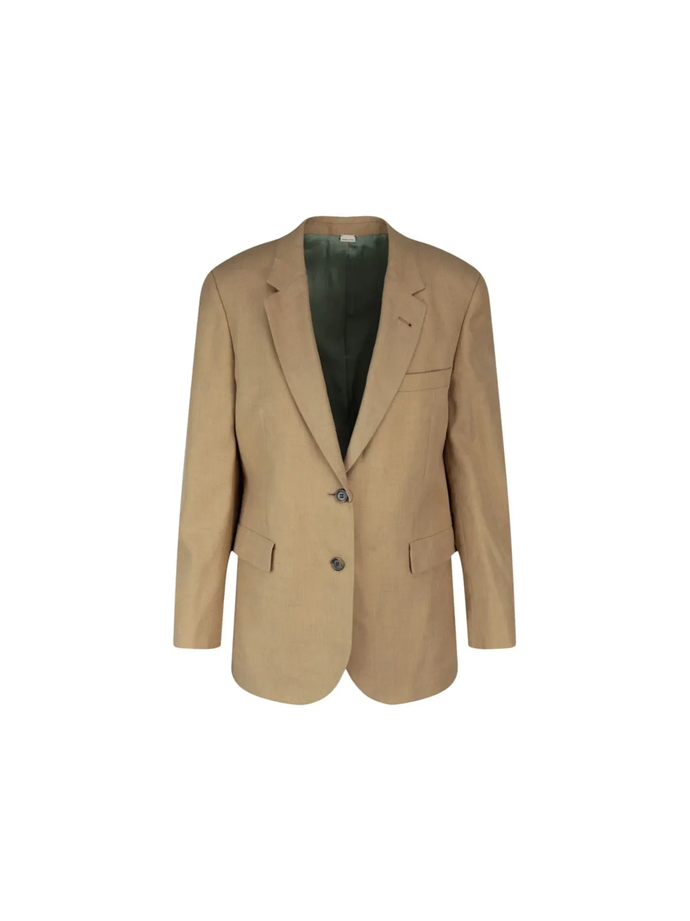 Женский пиджак однобортный Blazer Gucci — изображение 1 из 3, бежевый
