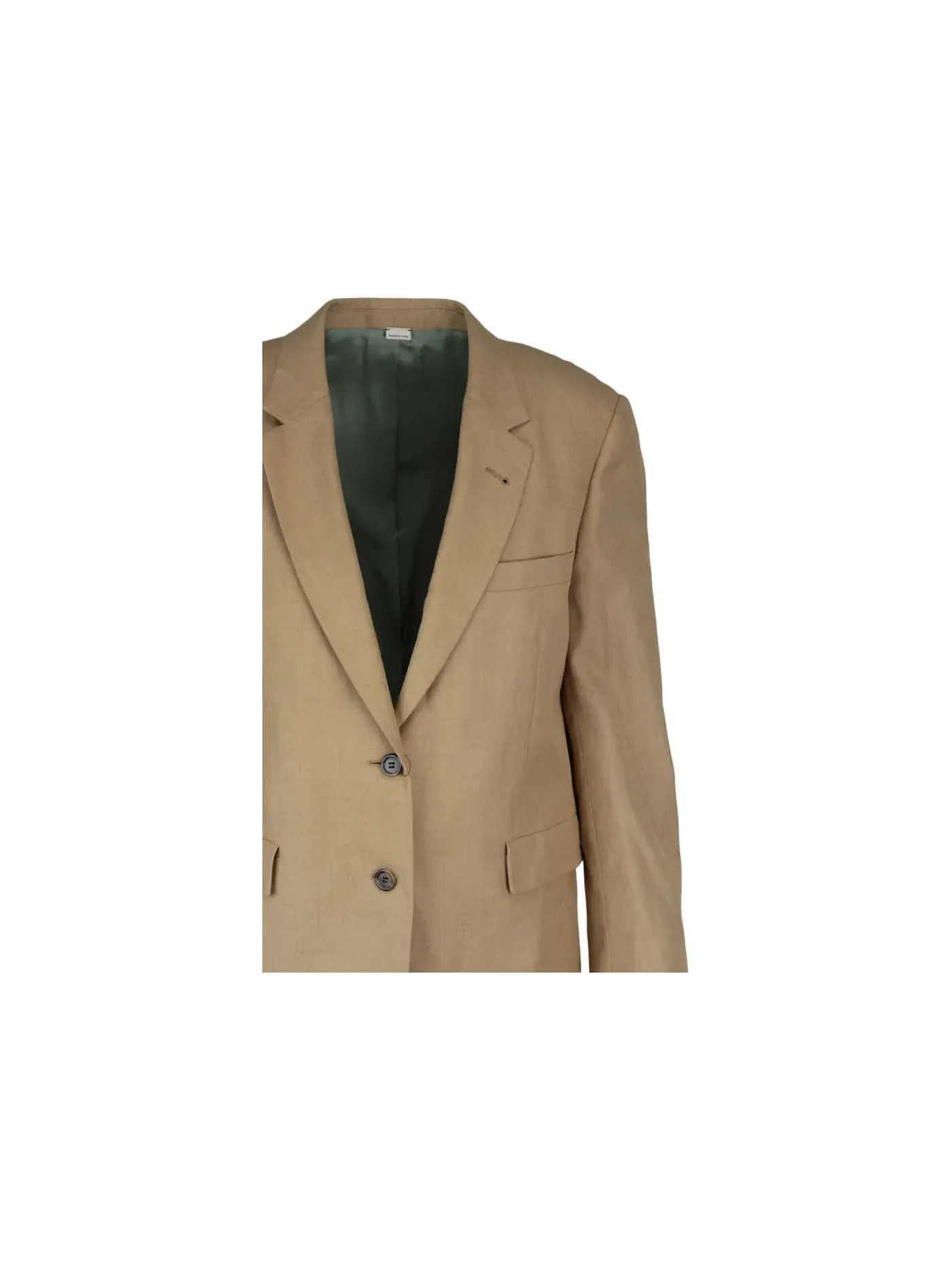 Женский пиджак однобортный Blazer Gucci — изображение 3 из 3, бежевый