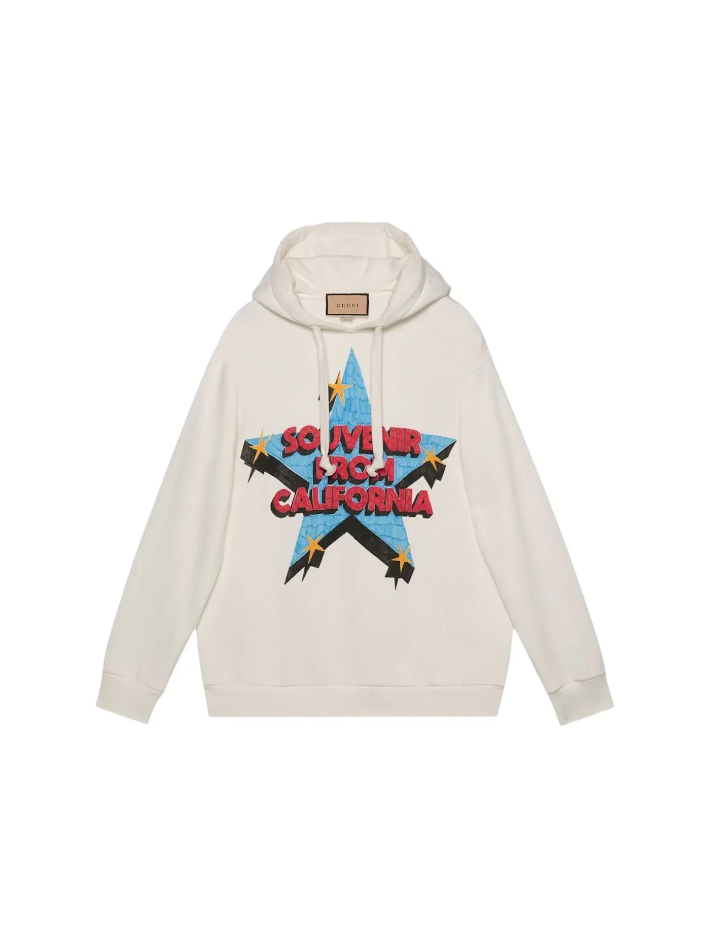 Женский худи с принтом Souvenir From California Gucci — изображение 1 из 1, белый