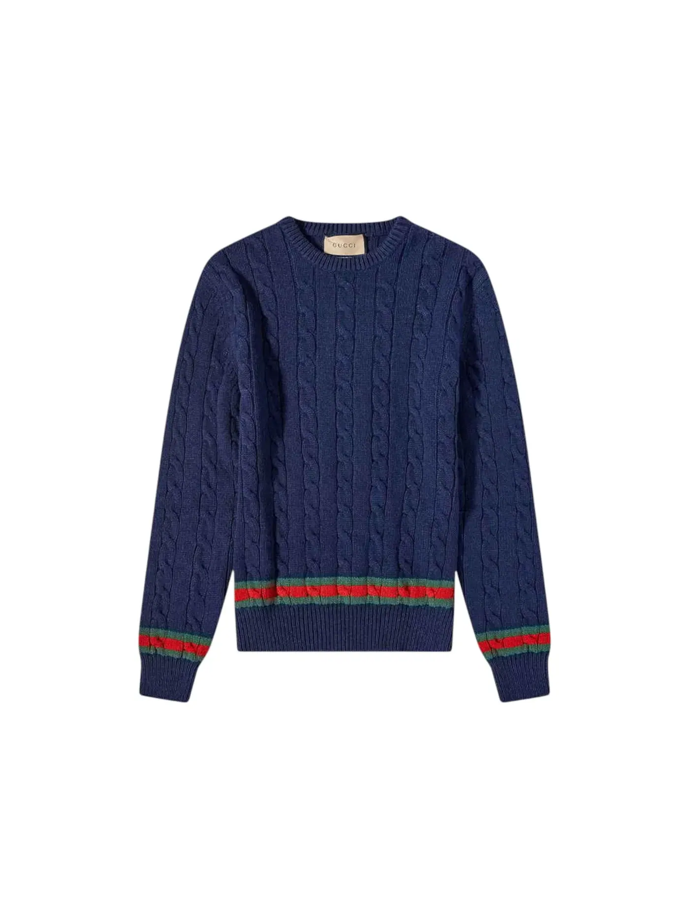 Мужской джемпер с принтом Sweater Gucci — изображение 1 из 1, чернильный