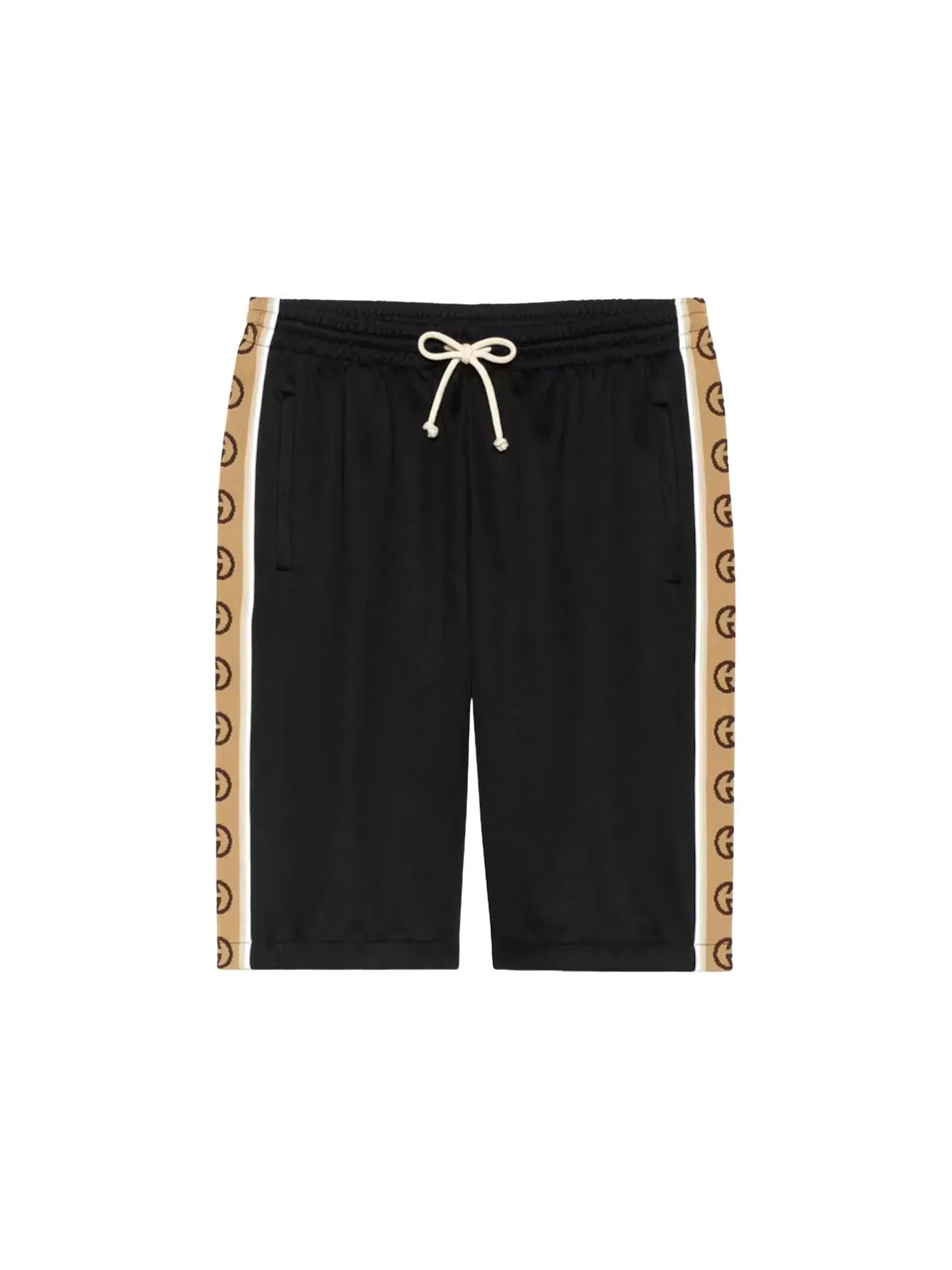 Мужские шорты технические из джерси Shorts Gucci — изображение 1 из 1, черный