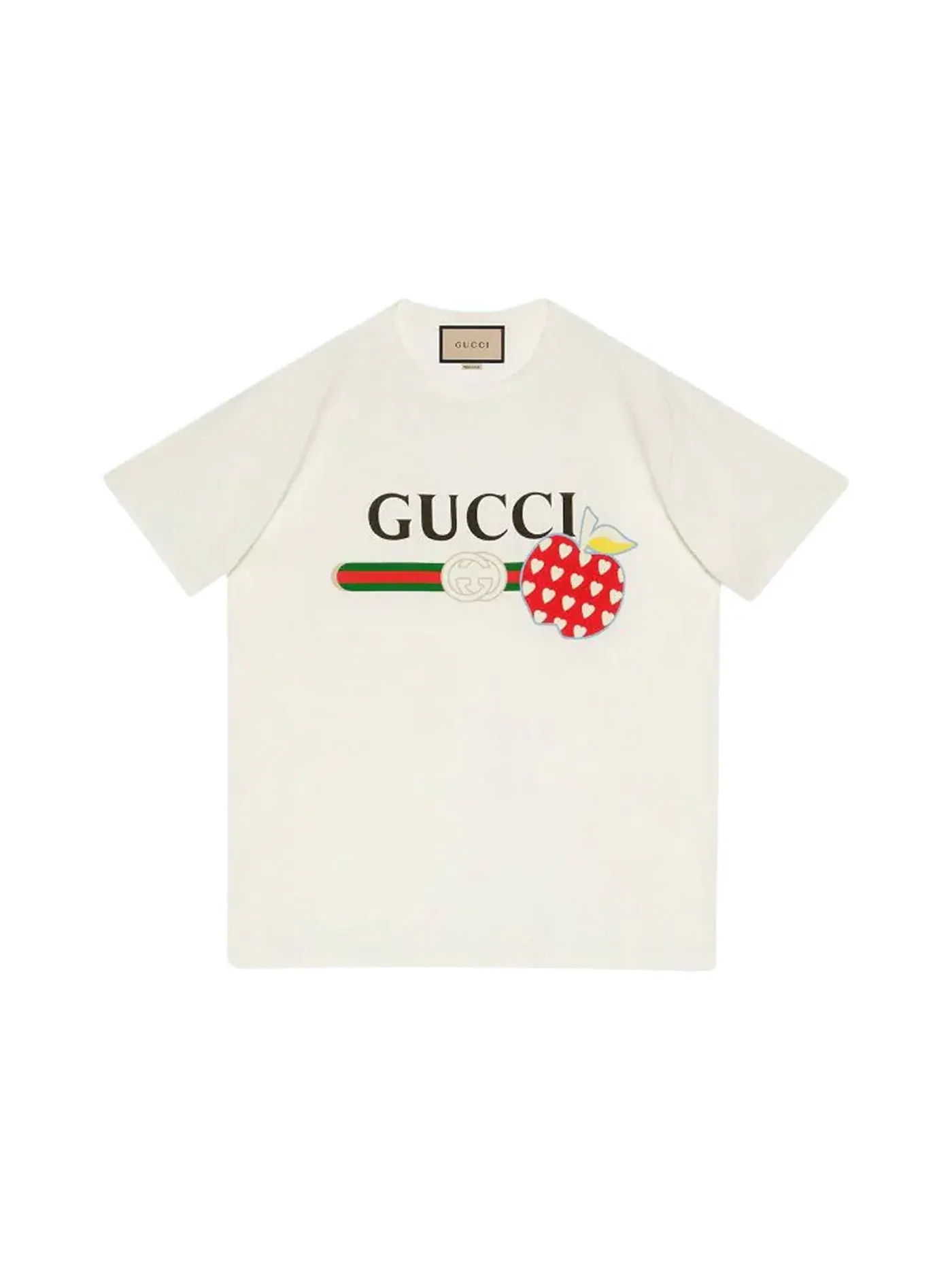 Мужская футболка с принтом T-shirt Gucci — изображение 1 из 1, белый