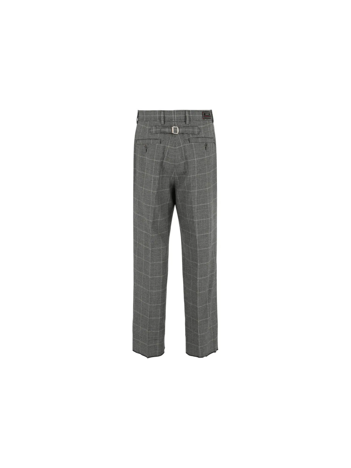 Мужские широкие брюки в клетку Trousers Gucci — 2
