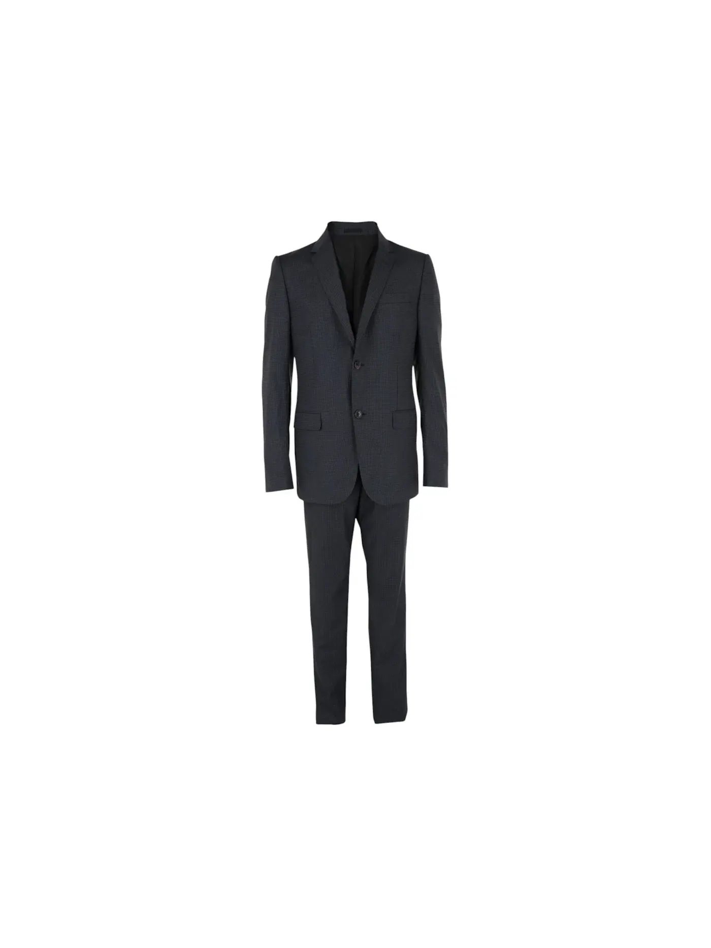 Мужской деловой костюм с гороховым принтом Suit Gucci — изображение 1 из 1, серый