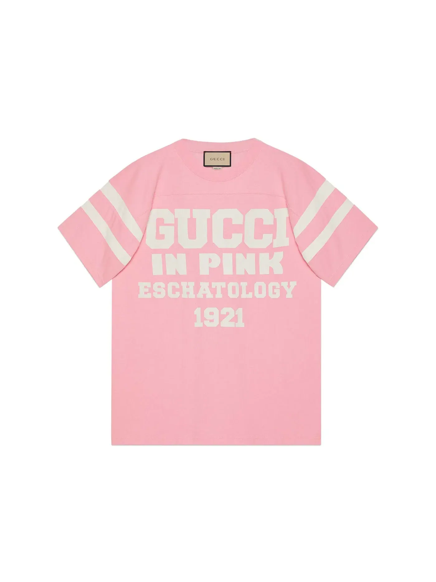 Женская футболка с принтом T-shirt Gucci — изображение 1 из 2, розовый
