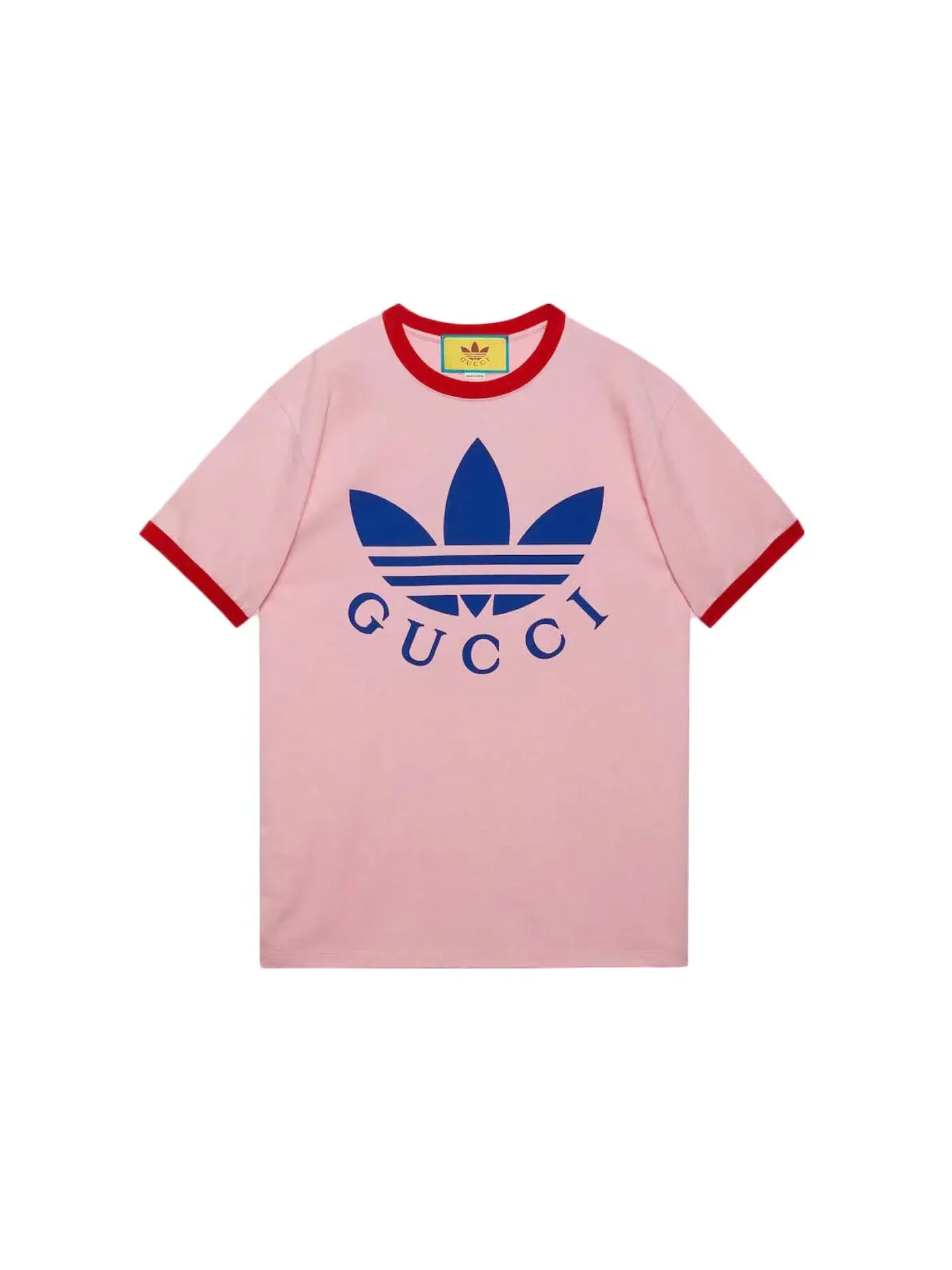 Женская футболка с принтом T-Shirt Gucci — изображение 1 из 1, розовый/красный