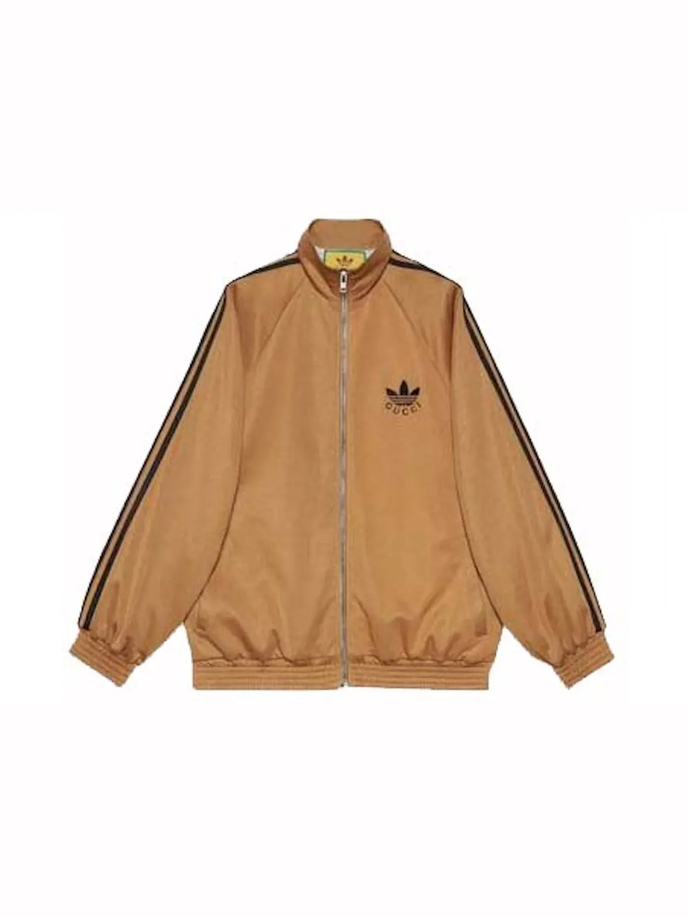Унисекс куртка с принтом Jacket Gucci — изображение 1 из 1, бежевый/черный