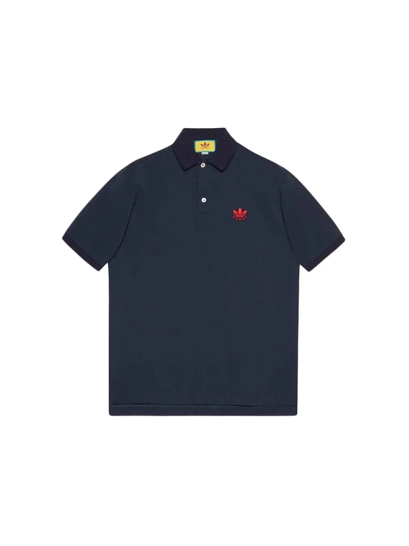 Мужское поло из хлопкового пике Polo Gucci — изображение 1 из 1, синий