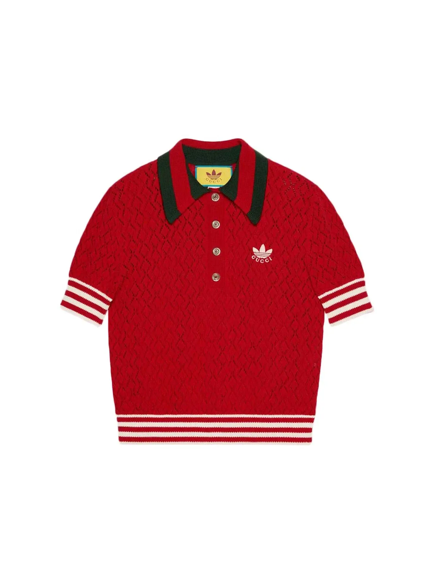 Женское поло Cotton Polo Gucci — изображение 1 из 2, красный
