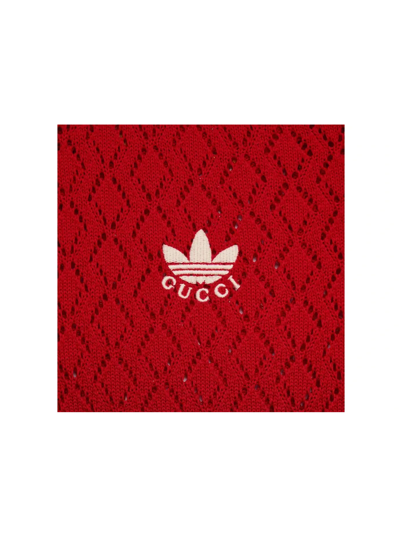 Женское поло Cotton Polo Gucci — изображение 2 из 2, красный