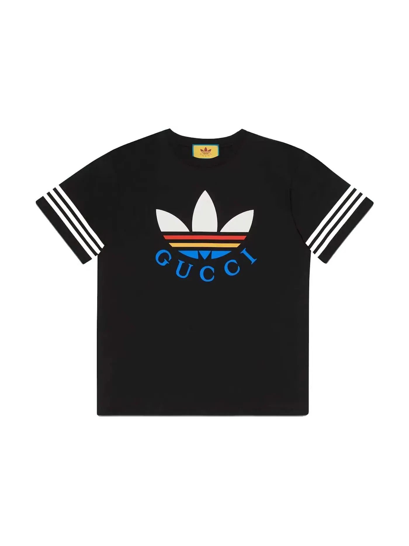 Мужская футболка с принтом T-shirt Gucci — изображение 1 из 2, черный/мульти