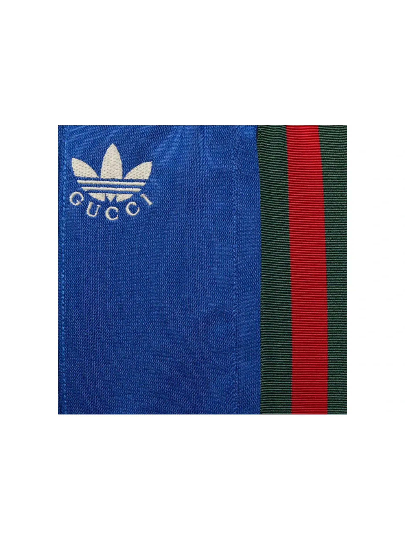 Женские спортивные брюки клеш с принтом Gucci x Adidas Pants Gucci — изображение 2 из 2, синий