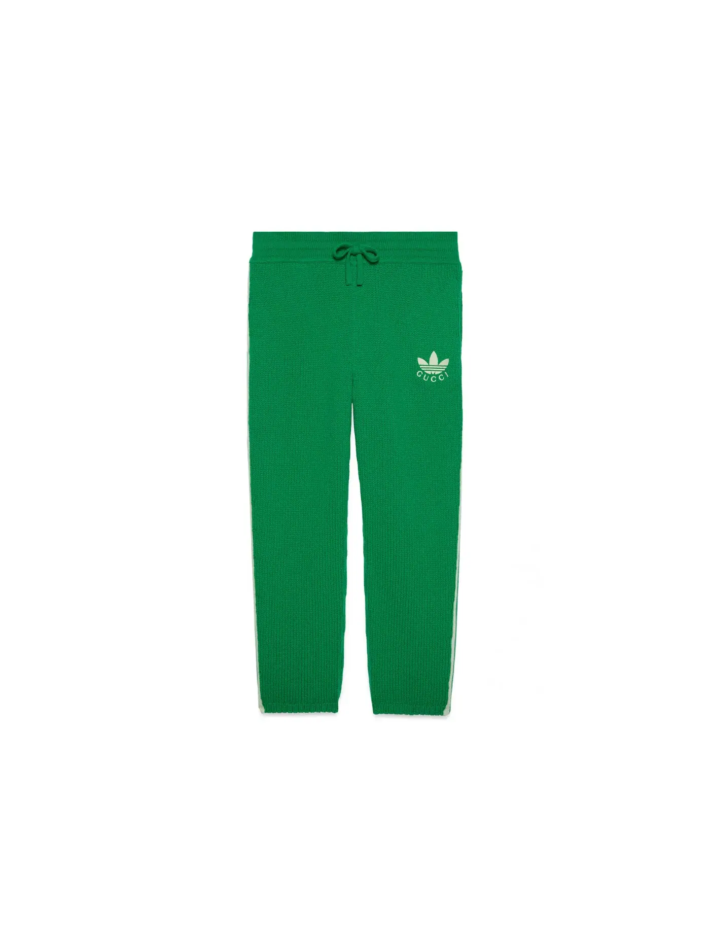 Мужские спортивные штаны с логотипом Gucci x Adidas — изображение 1 из 1, зеленый