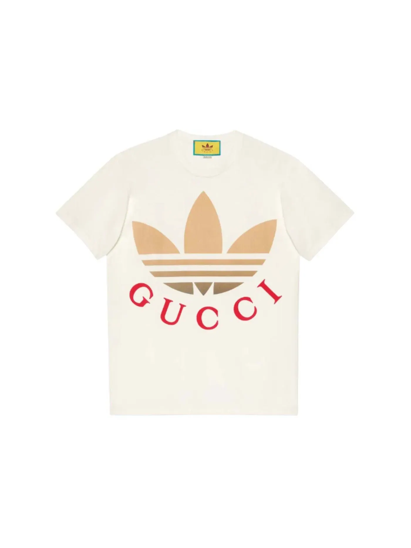 Мужская футболка с длинным рукавом T-shirt Gucci — изображение 1 из 1, белый/бежевый