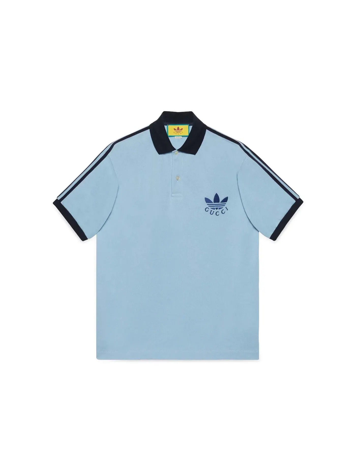 Мужское поло с коротким рукавом Polo Shirt Gucci — изображение 1 из 1, синий