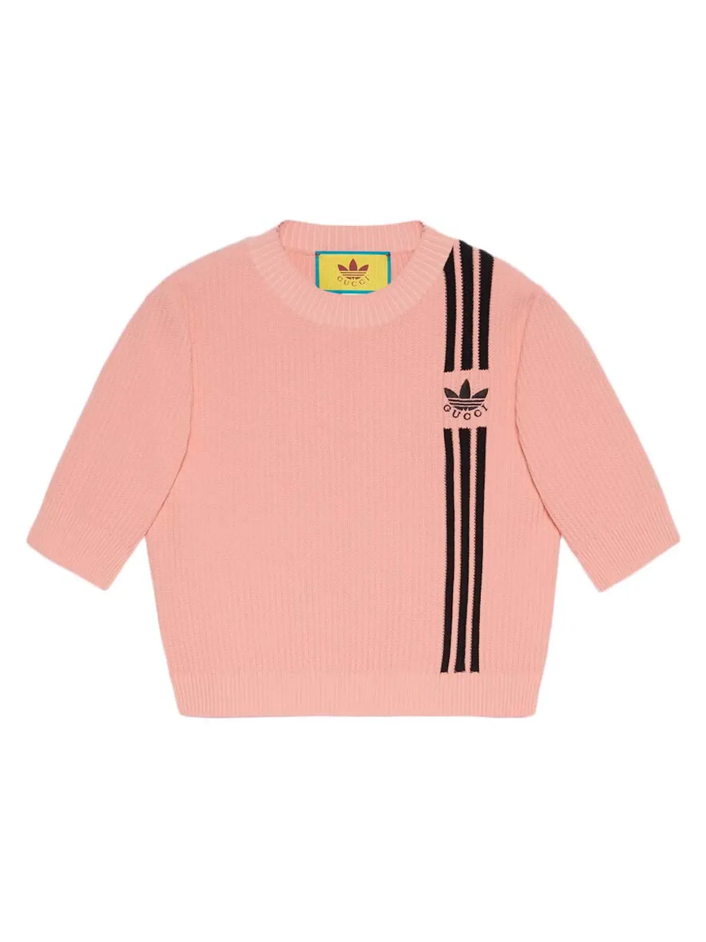 Женский джемпер с длинным рукавом Gucci x Adidas Sweater Gucci — изображение 1 из 2, розовый