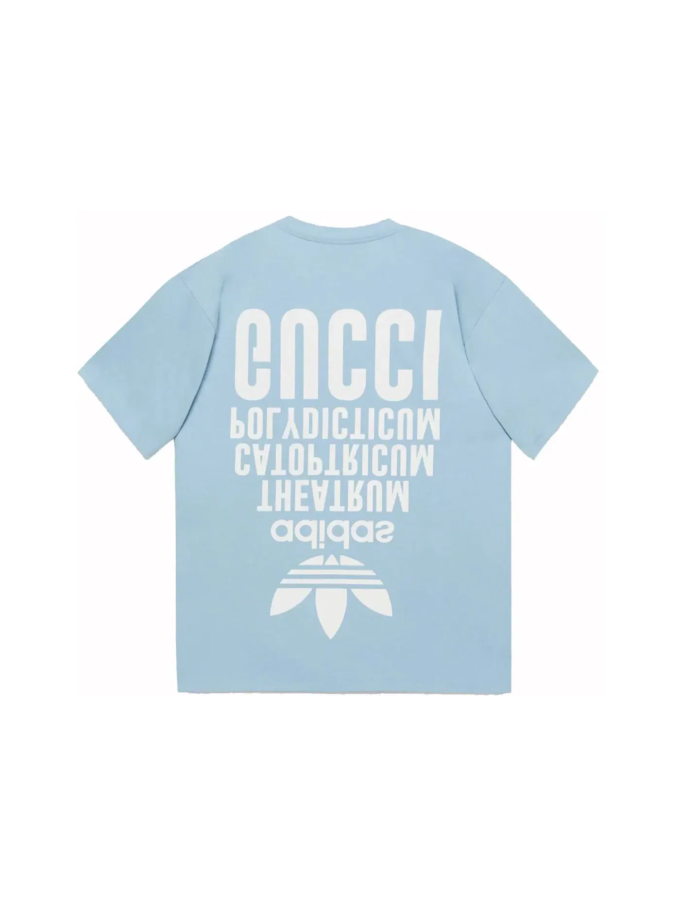 Мужская футболка с принтом T-Shirt Gucci — изображение 2 из 2, синий