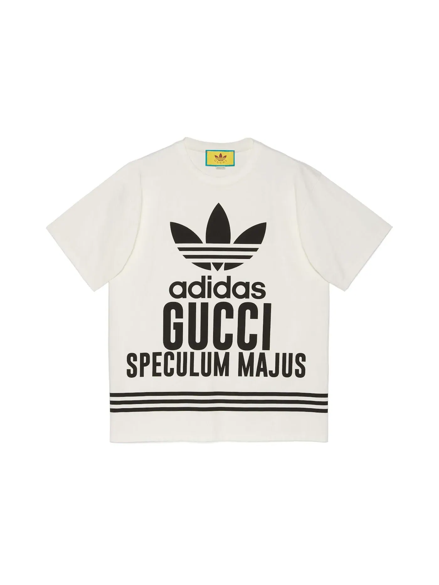 Мужская футболка с принтом T-Shirt Gucci — изображение 1 из 1, белый