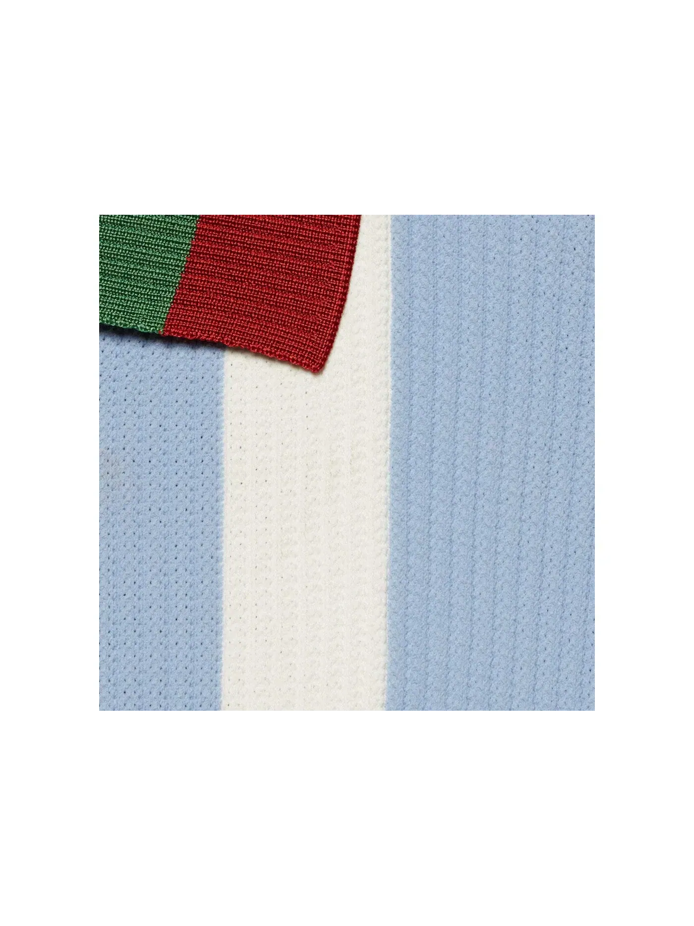 Мужское поло Gucci x Adidas Viscose Polo — изображение 2 из 2, светлый синий