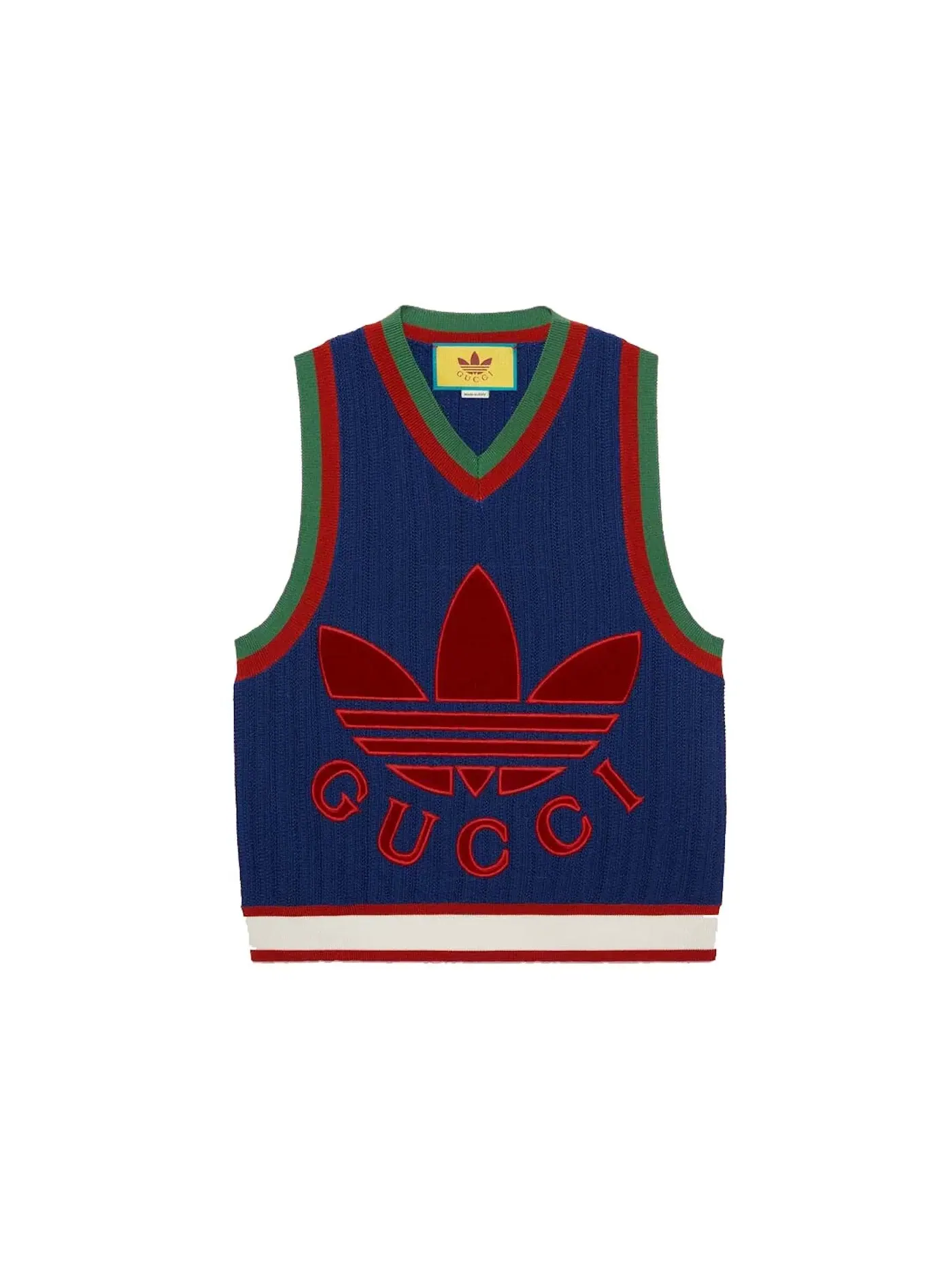 Мужской жилет без рукавов Vest Gucci — изображение 1 из 2, синий