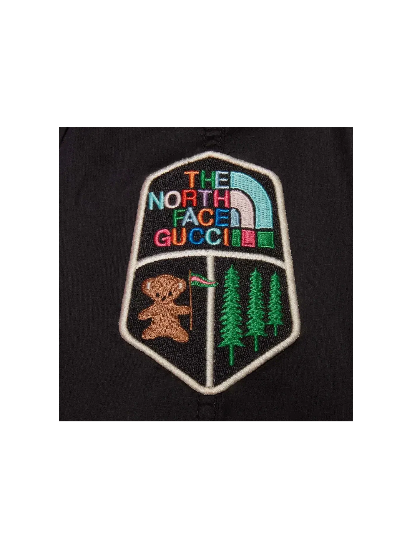 Мужское пальто хлопковое Gucci x The North Face Coat — изображение 3 из 3, темный розовый