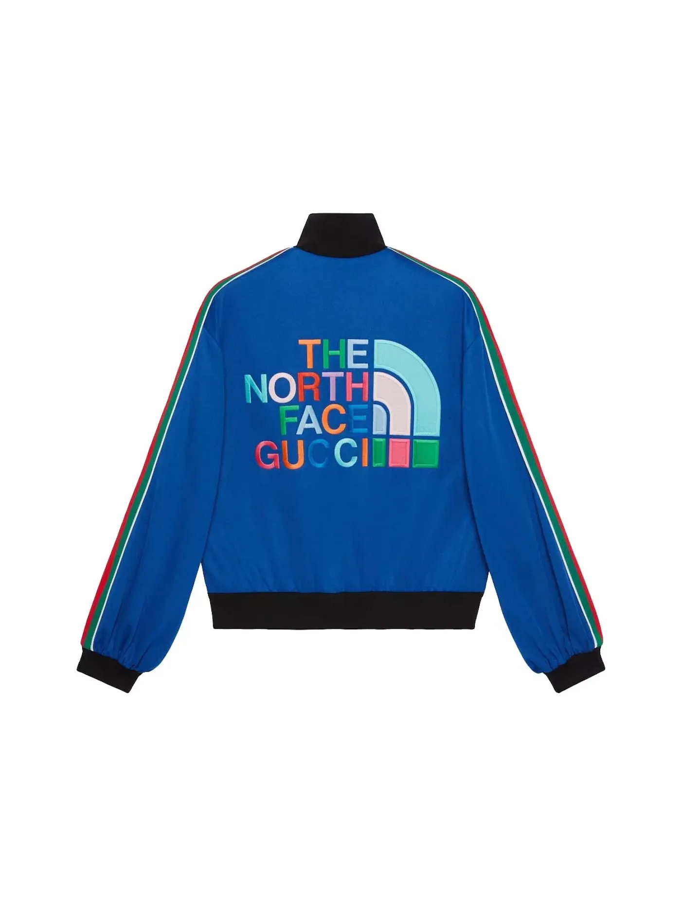 Женская куртка с принтом Gucci x The North Face Jacket — изображение 2 из 2, синий/мульти