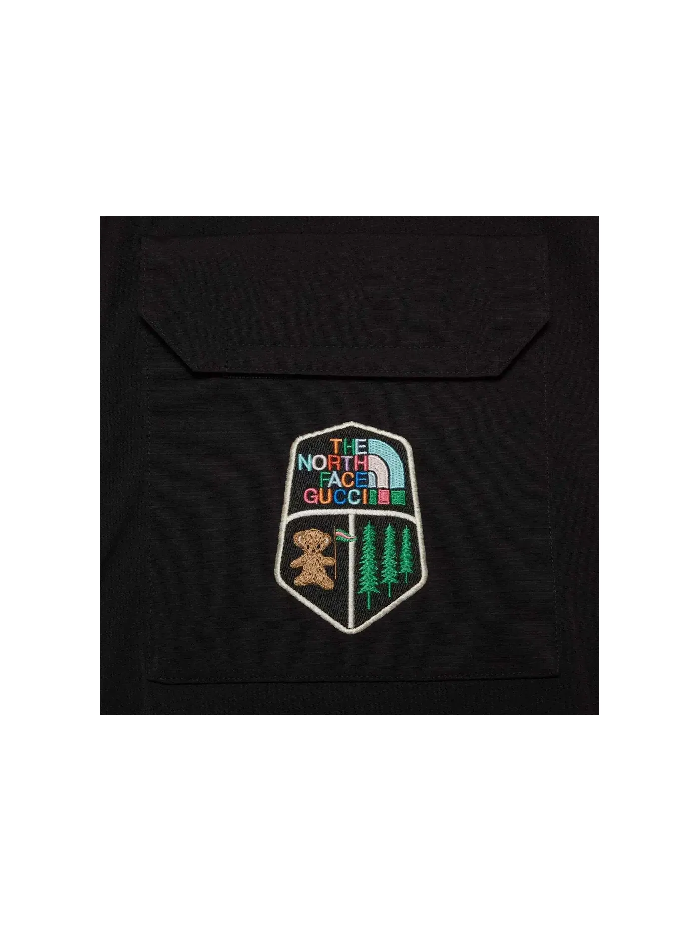 Мужские брюки с принтом Pants Gucci — изображение 2 из 2, черный