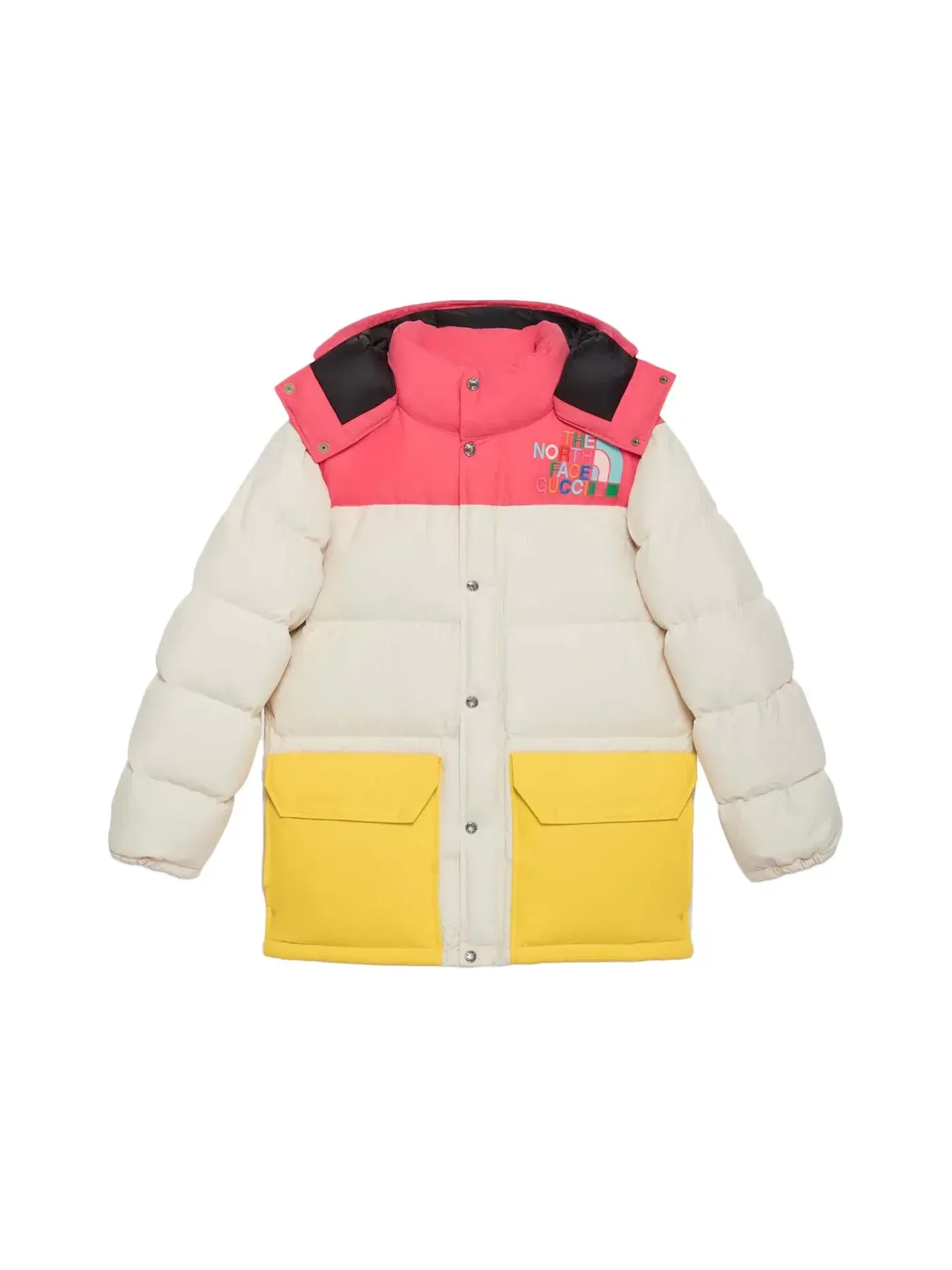 Женская пуховая куртка с принтом Gucci x The North Face Down Jacket Gucci — изображение 1 из 3