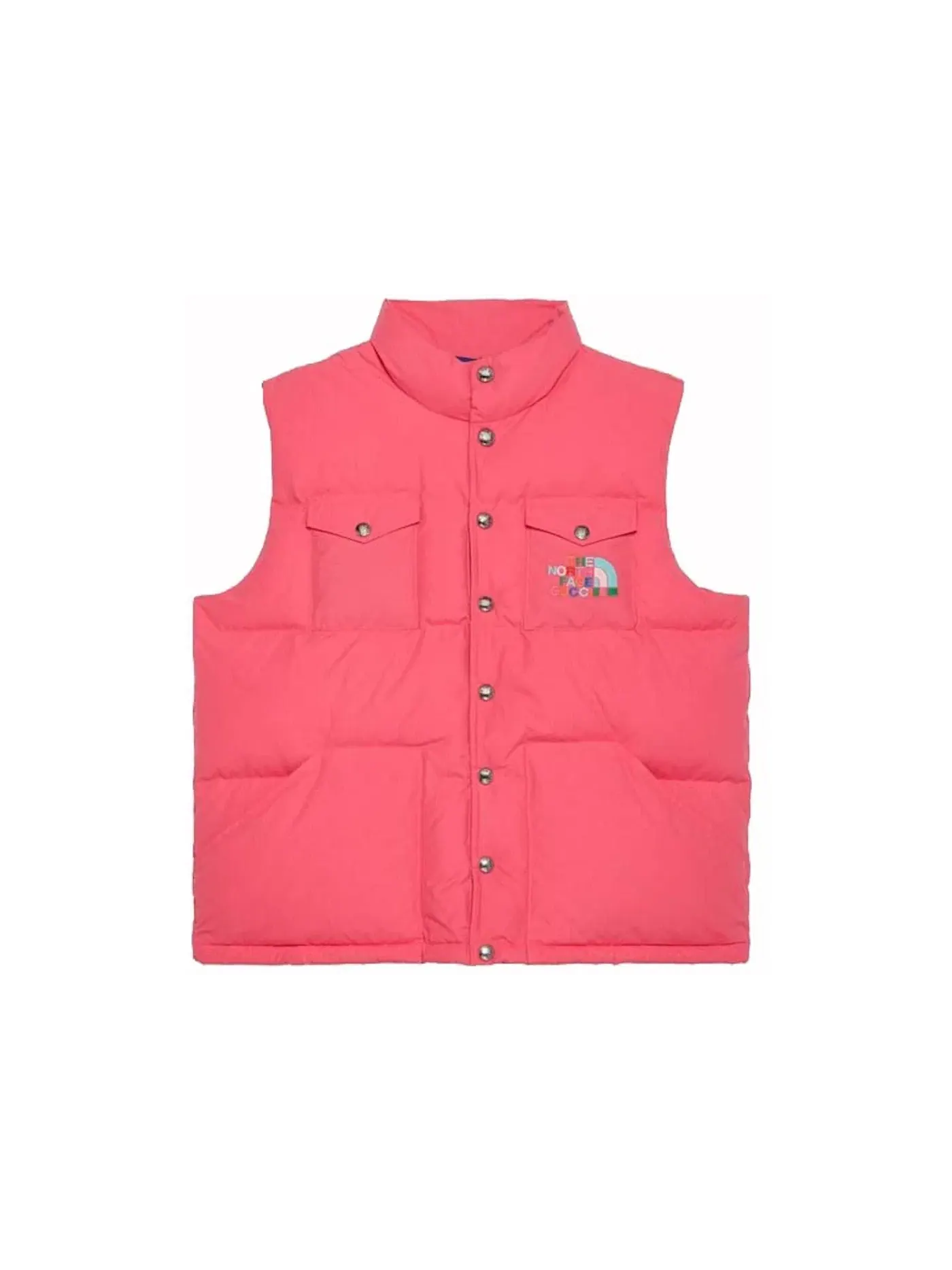 Мужской жилет с наполнителем The North Face Down Vest Gucci — изображение 1 из 2, розовый