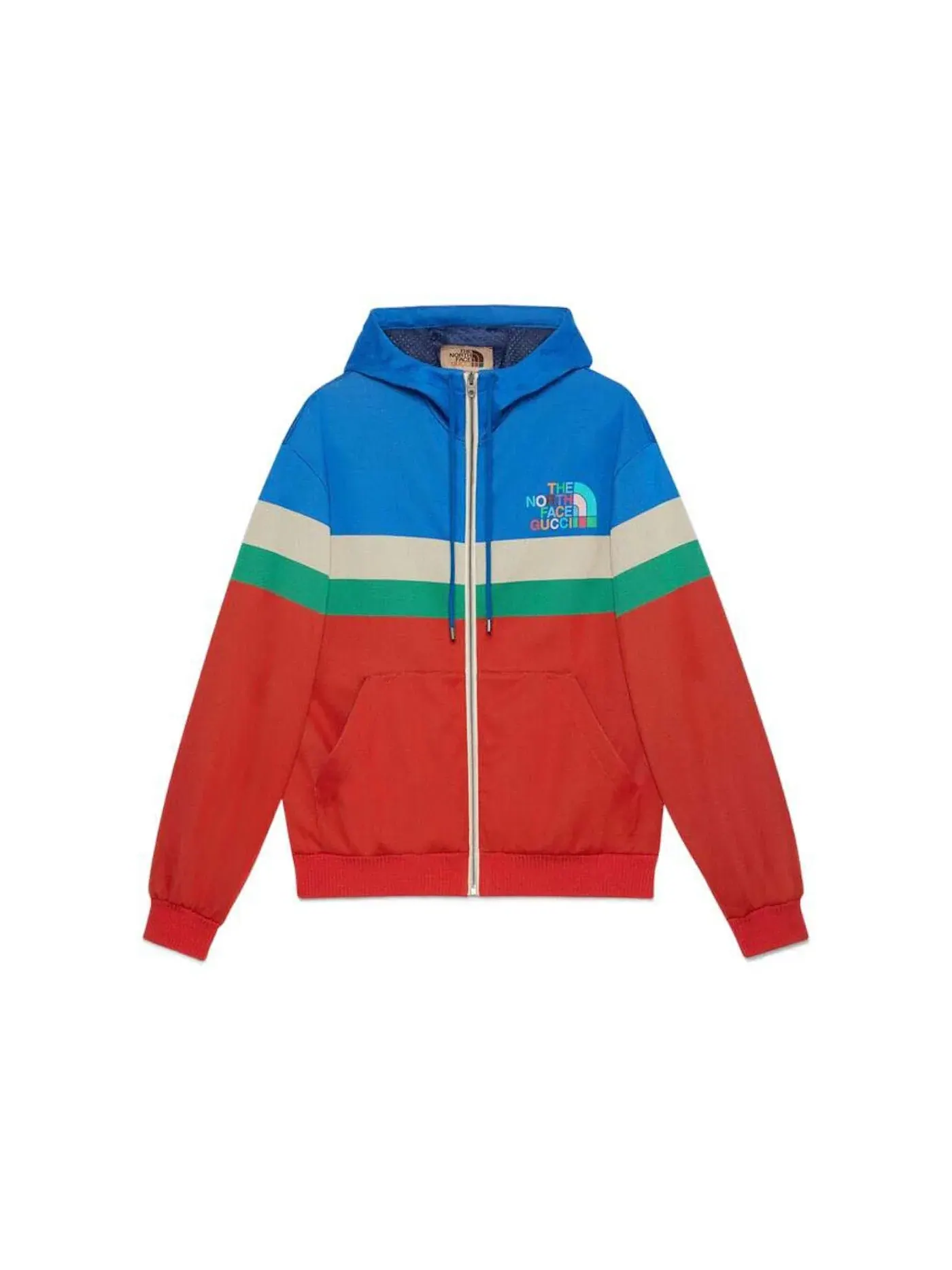 Мужская куртка с капюшоном Gucci x The North Face — изображение 1 из 1, мульти