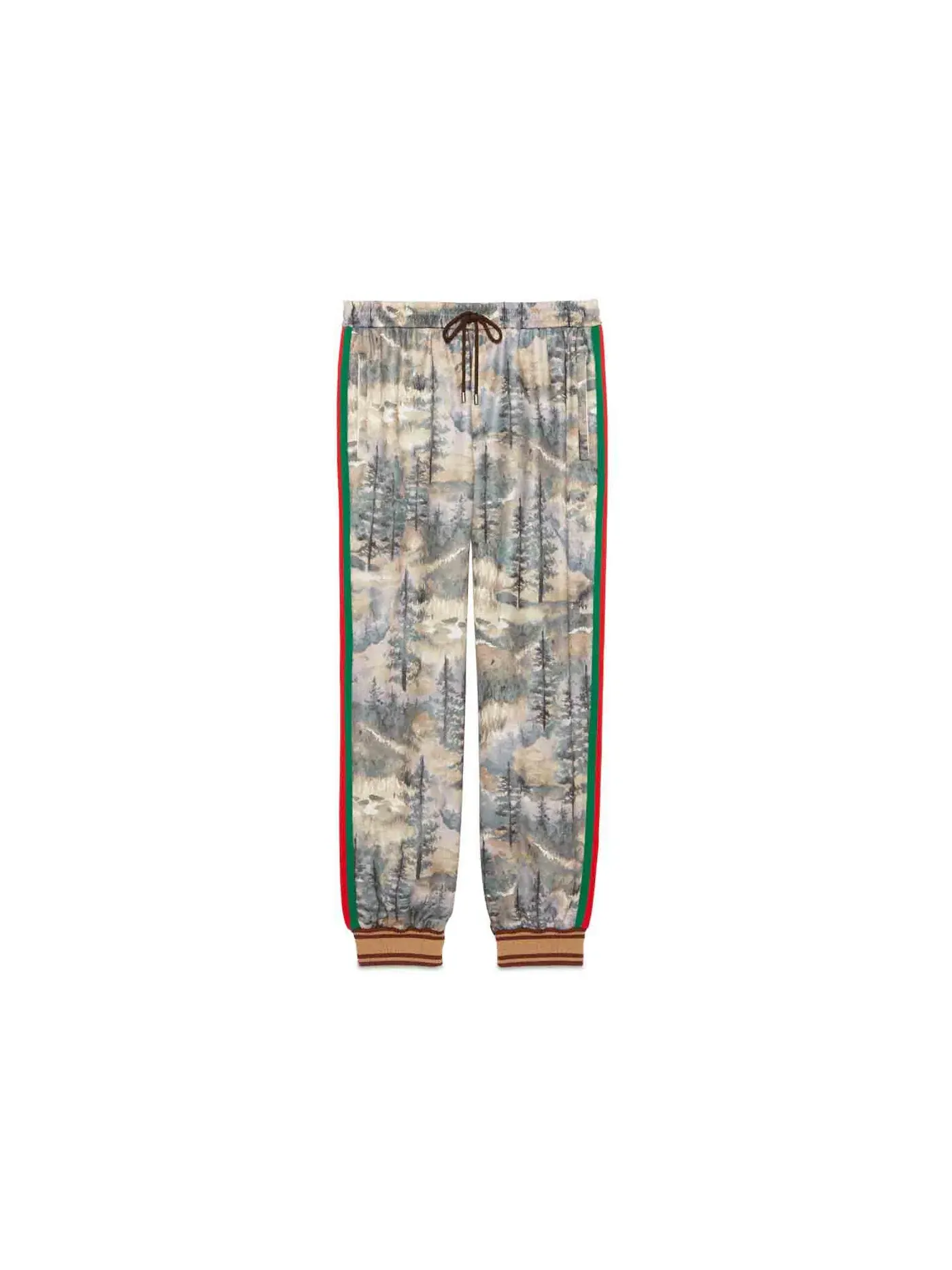 Мужские спортивные брюки с принтом Jogging Pant Gucci, Forest Print — изображение 1 из 2
