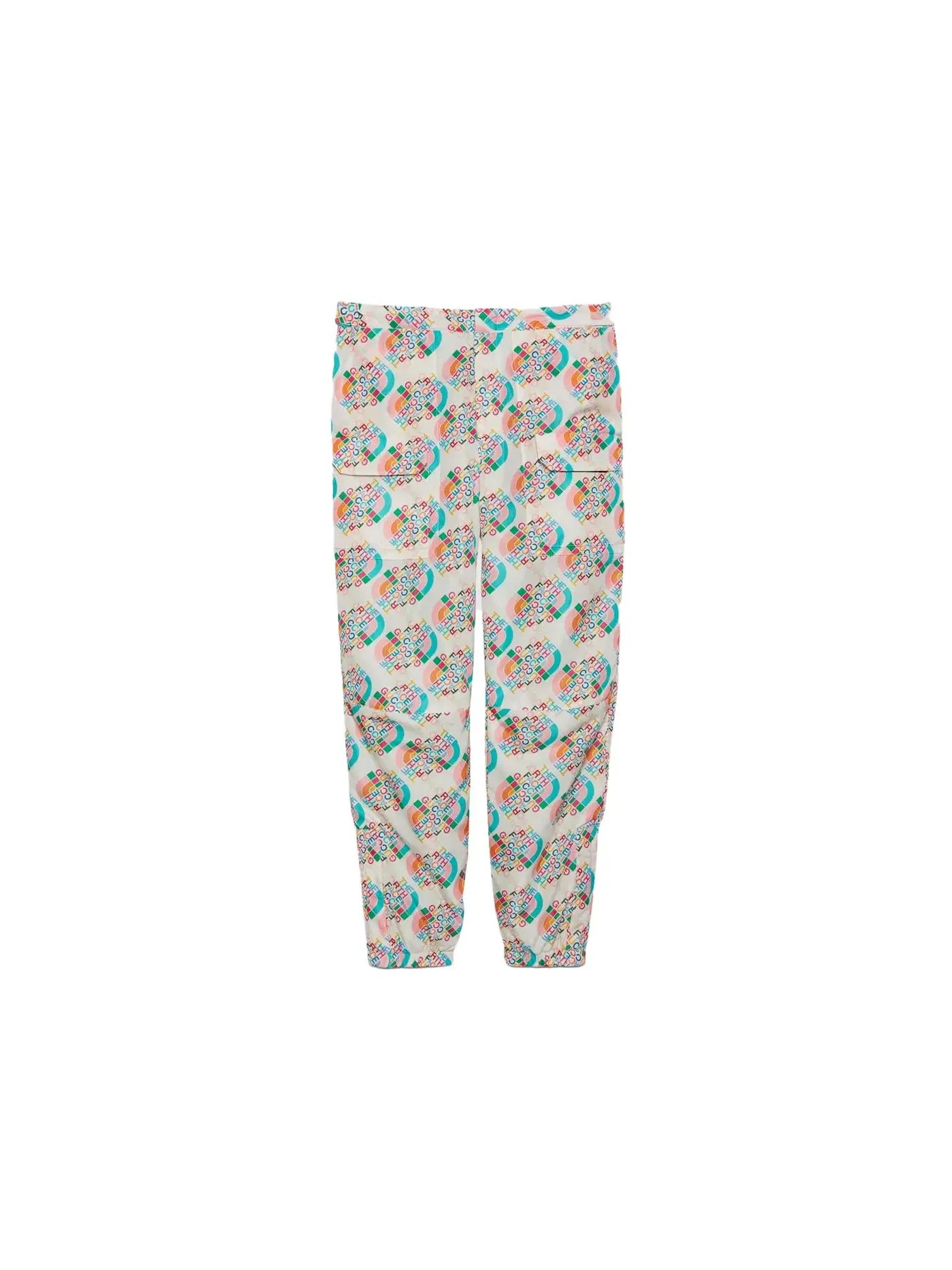 Мужские штаны с принтом Gucci x The North Face Pants — изображение 1 из 2, слоновая кость/мульти