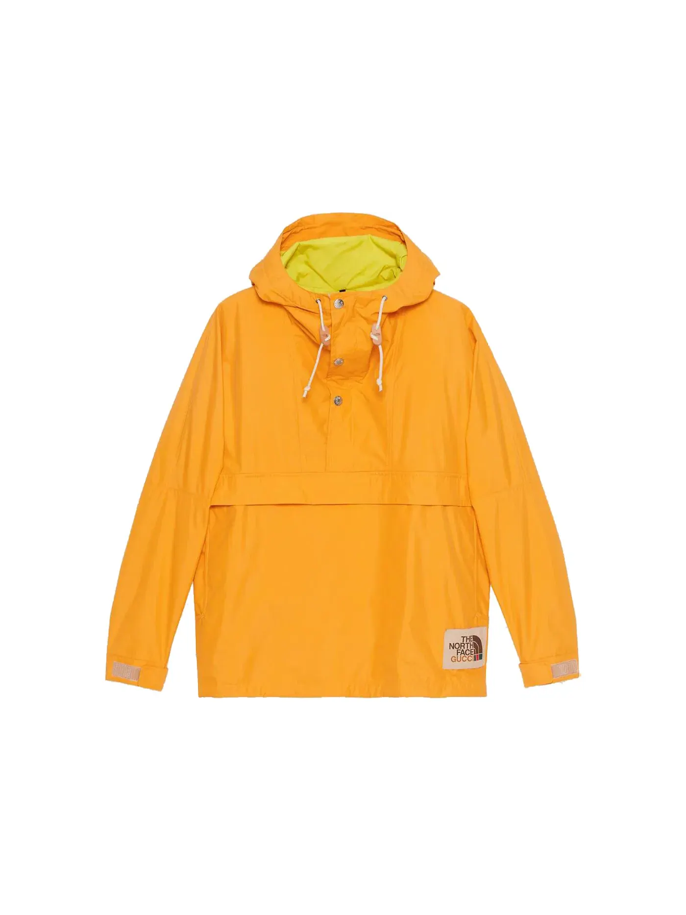 Мужская куртка-ветровка с принтом Gucci x The North Face Online Exclusive — изображение 1 из 1, желтый
