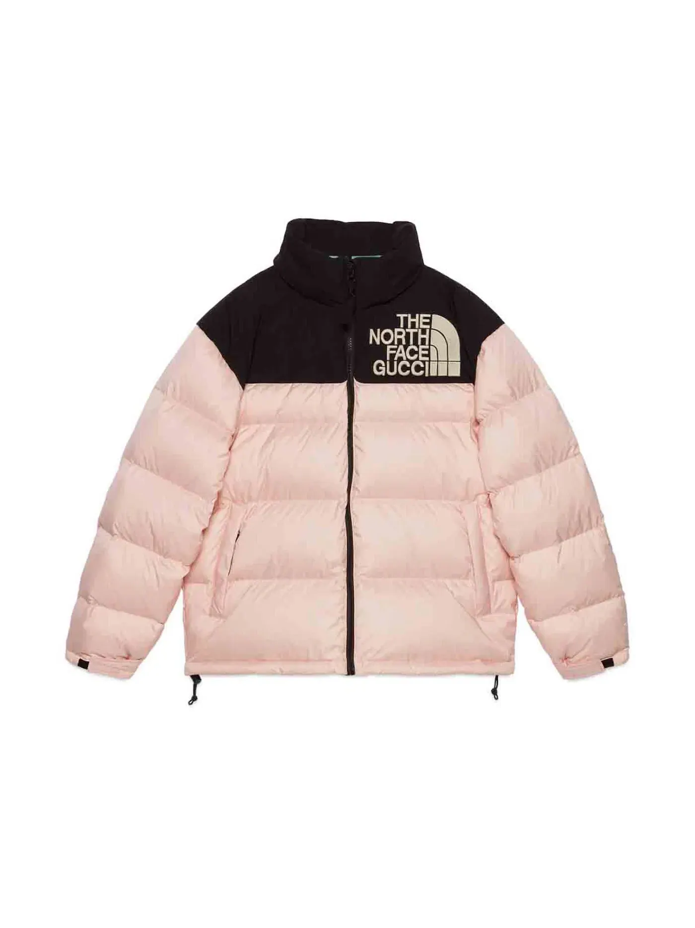 Женская куртка с наполнителем Light Pink Black Gucci — изображение 1 из 1, светлый розовый/черный