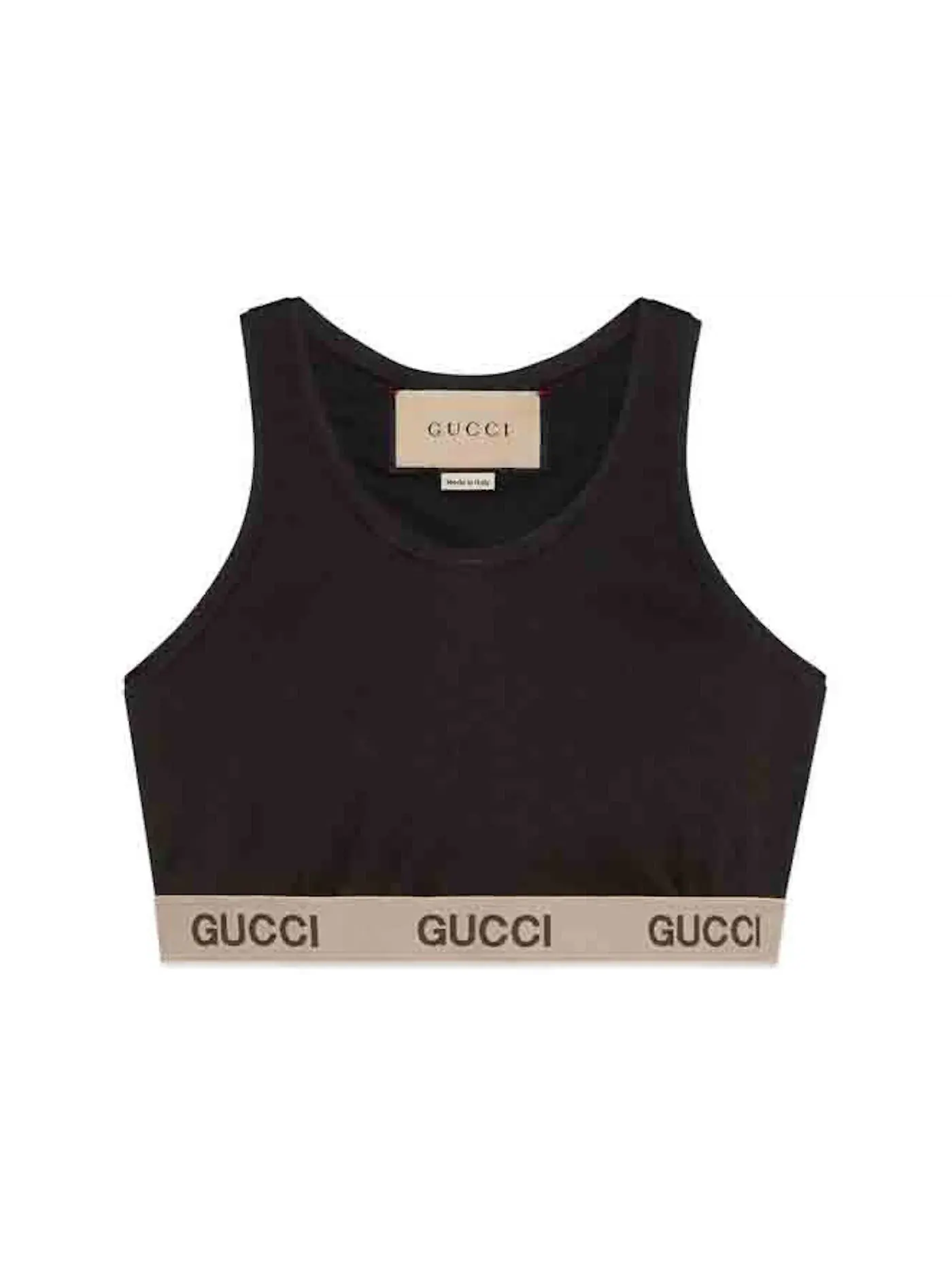 Женский топ без рукавов Gucci x The North Face — изображение 1 из 1, черный