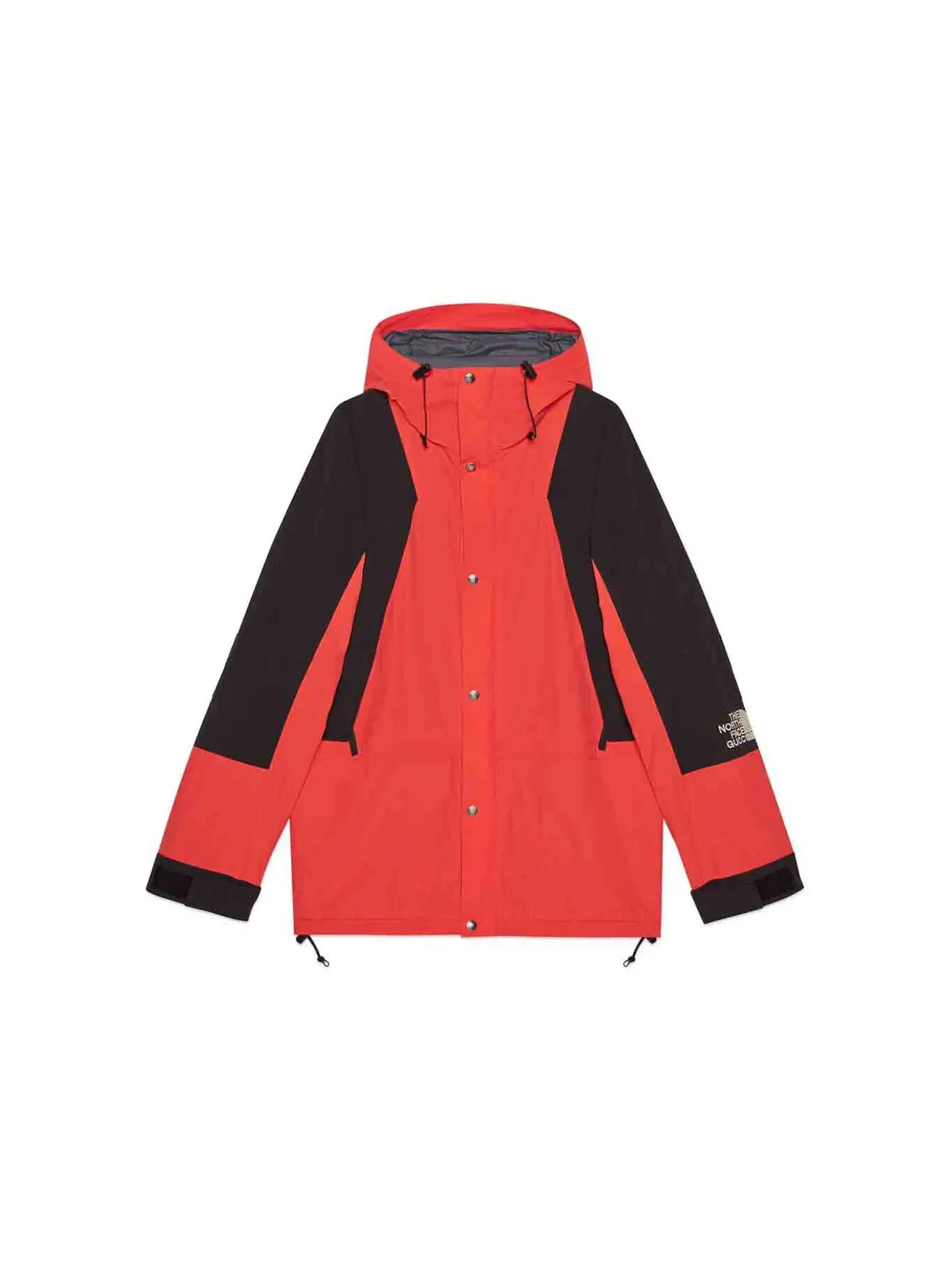Женская ветровка Gucci x The North Face Windbreaker — изображение 1 из 2, красный/черный