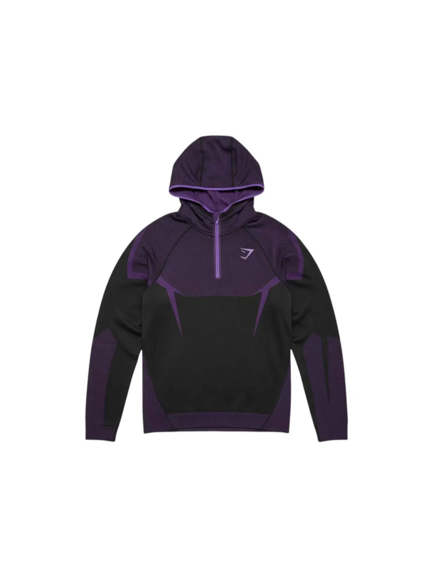 Мужской худи с контрастными деталями Onyx 5.0 Seamless Gymshark
