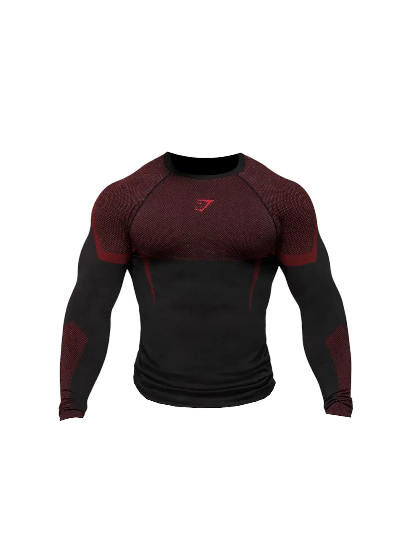 Мужская футболка с длинным рукавом бесшовная Onyx 50 Gymshark